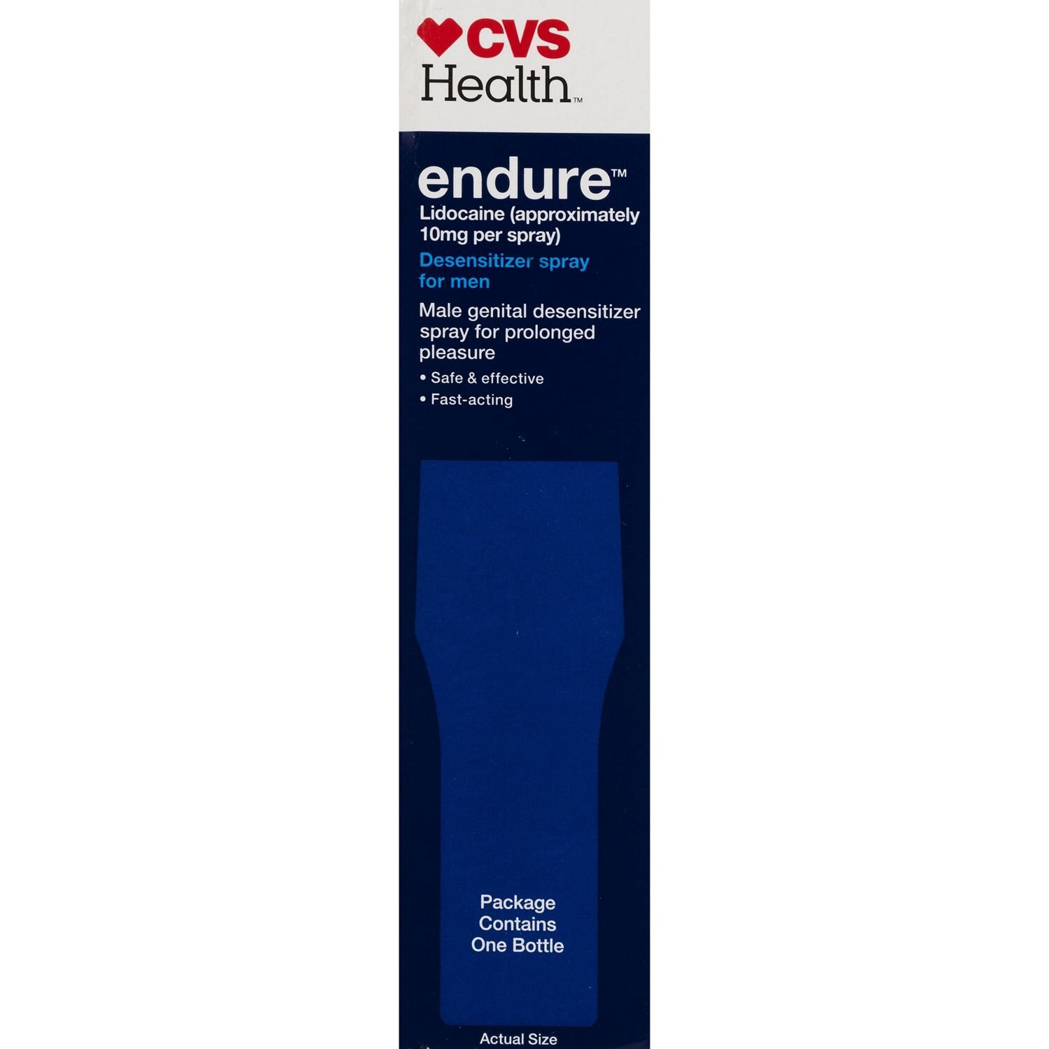 slide 5 of 6, CVS Health Endure Licocaine Men's Desensitizing Spray, 0.22 Fl Oz, 1 ct