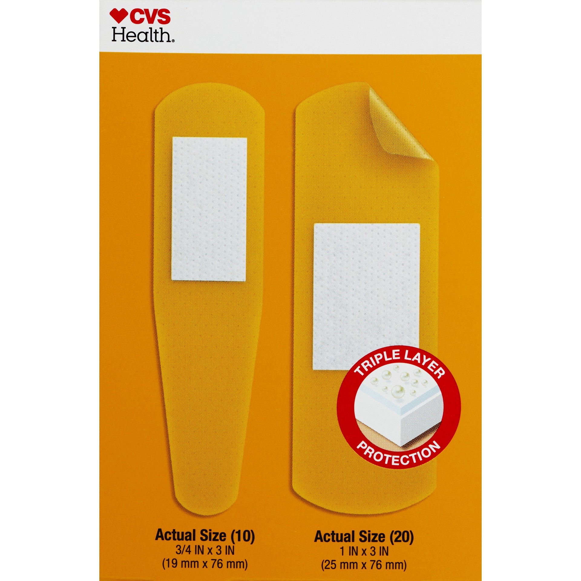 slide 4 of 9, CVS Health Sheer Antibacterial Bandages, Assorted Sizes, 30 Ct, 1 ct