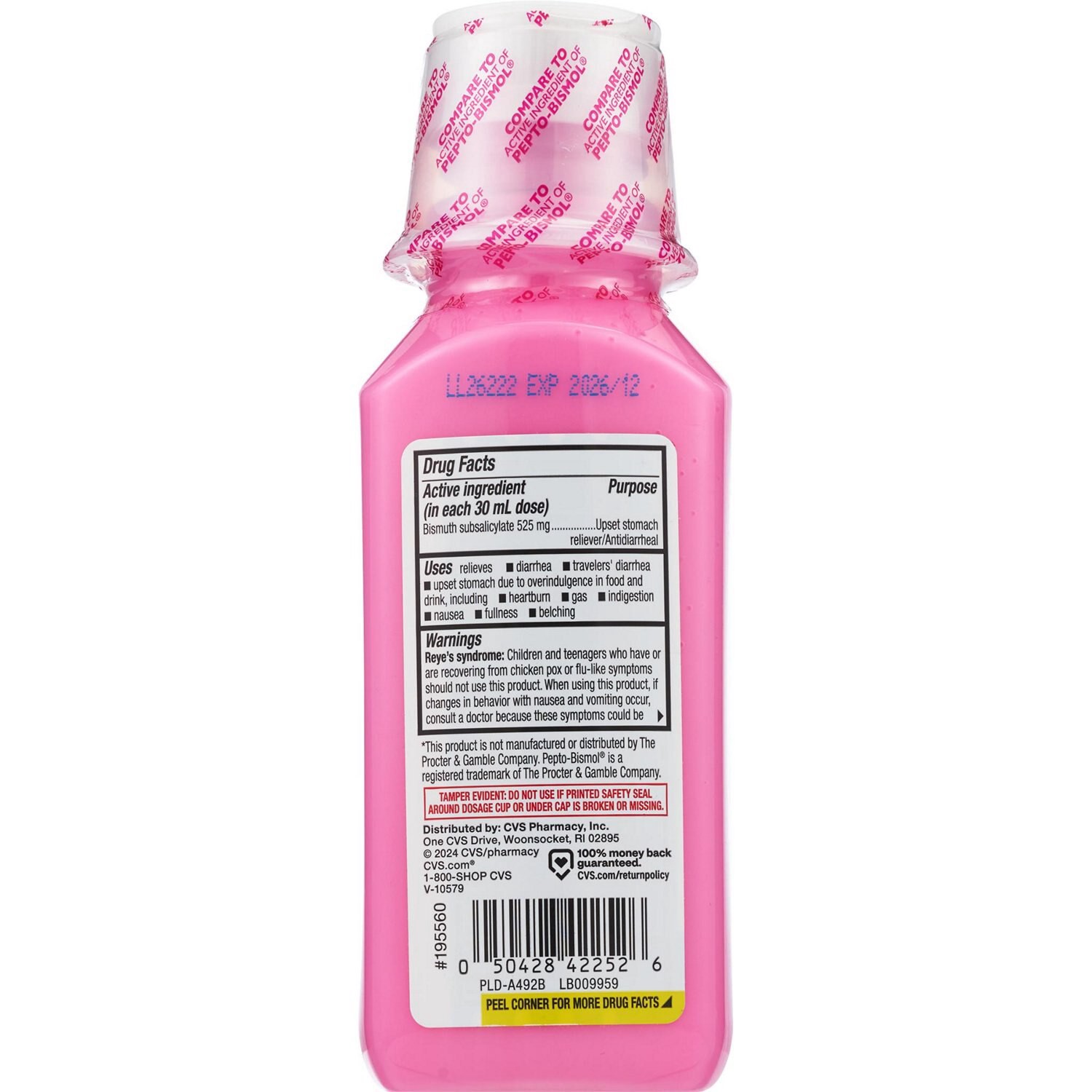 slide 6 of 6, CVS Health Stomach Relief Liquid, Original, 8 Oz, 1 ct