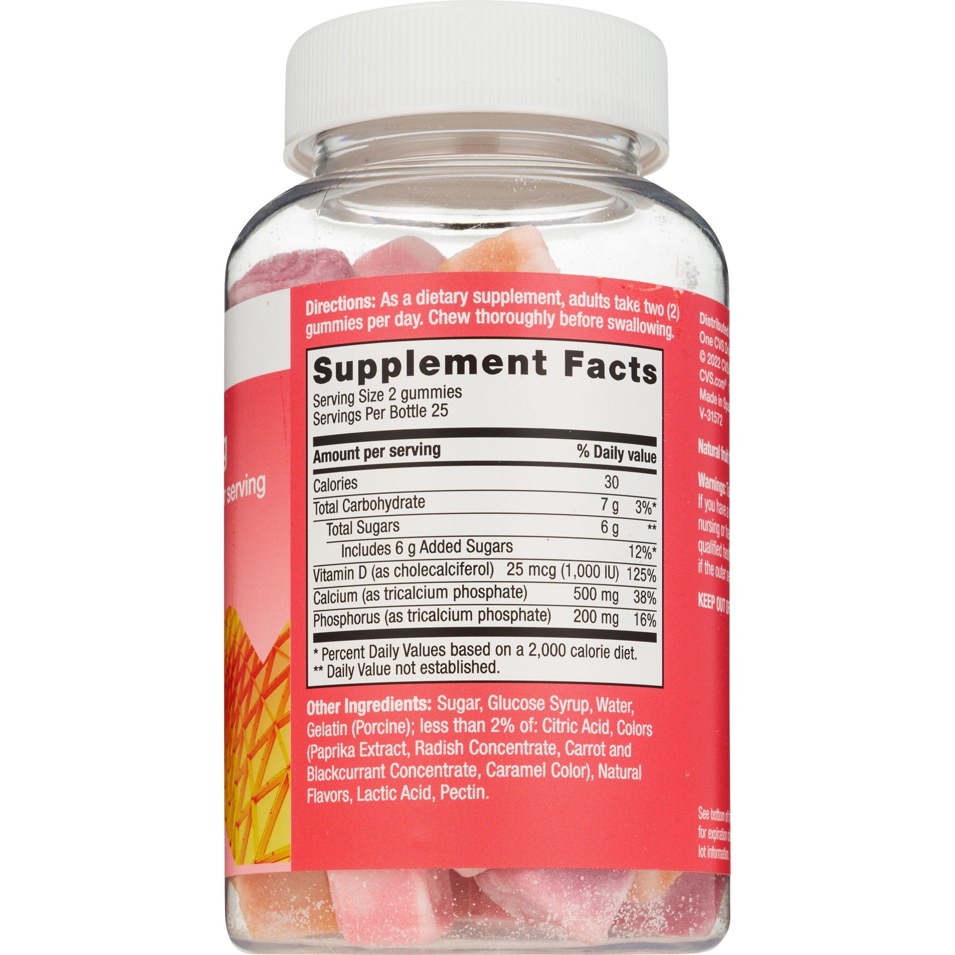 slide 2 of 5, CVS Health Calcium With D3 Gummies, 50 Ct, 1 ct