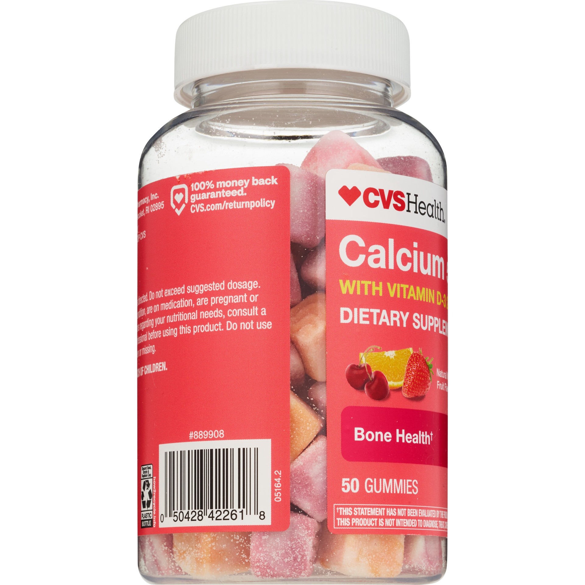 slide 4 of 5, CVS Health Calcium With D3 Gummies, 50 Ct, 1 ct