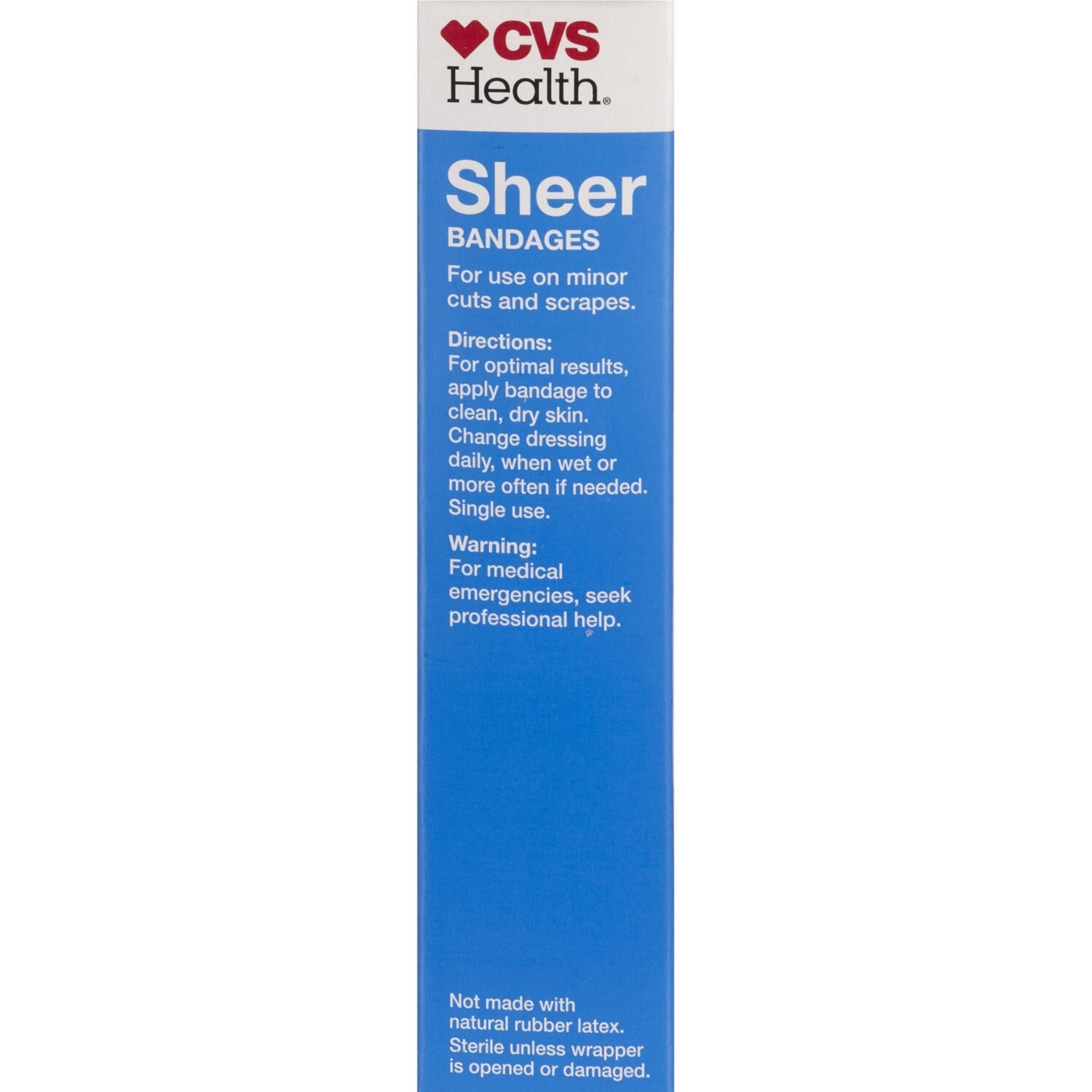 slide 3 of 9, CVS Health Sheer Bandages, Extra Large, 12 Ct, 1 ct