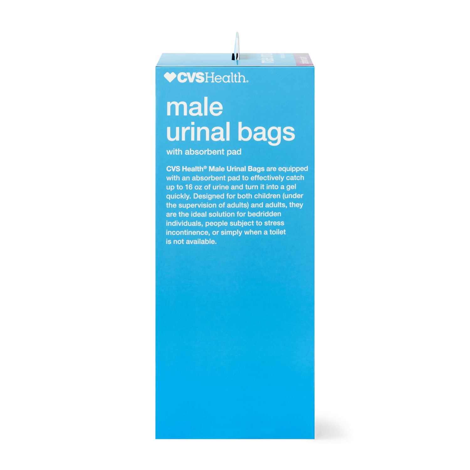 slide 5 of 5, CVS Health Male Urinal Bag, 12 Ct, 1 ct
