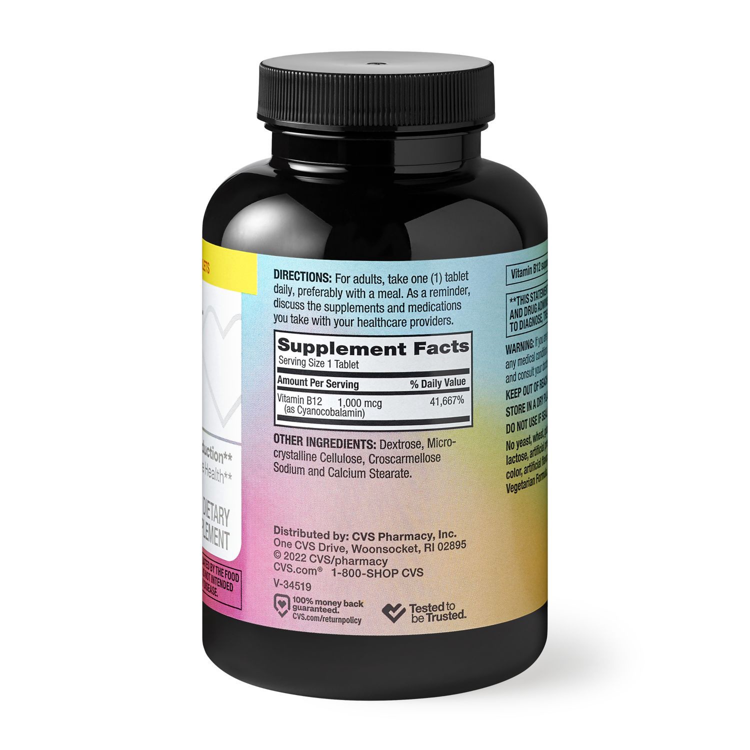 slide 4 of 4, Cvs Health Vitamin B12 Tablets, 400 Ct, 400 ct