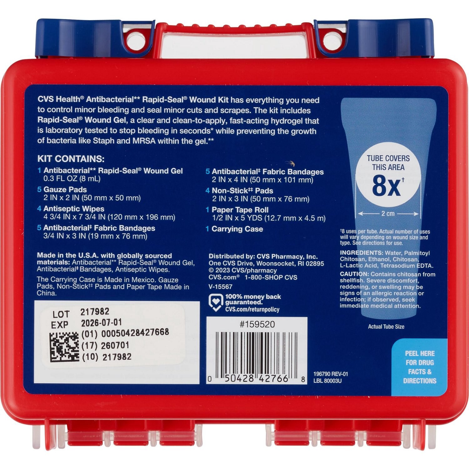 slide 2 of 2, Cvs Health Antibacterial Rapid-Seal Wound Kit, 26 Pieces, 1 ct