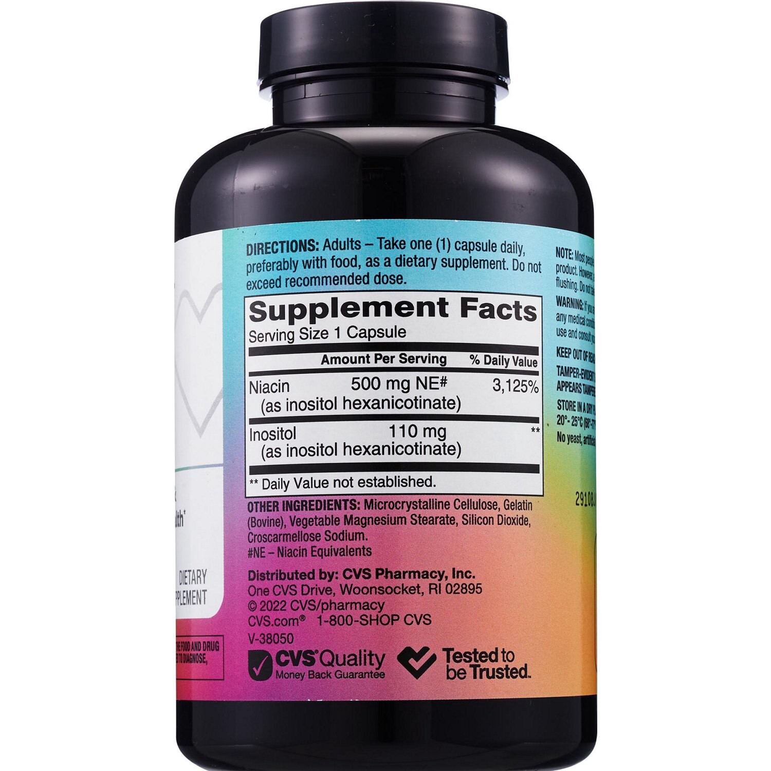 slide 3 of 3, CVS Health Flush Free Niacin Capsules, 200 Ct, 1 ct