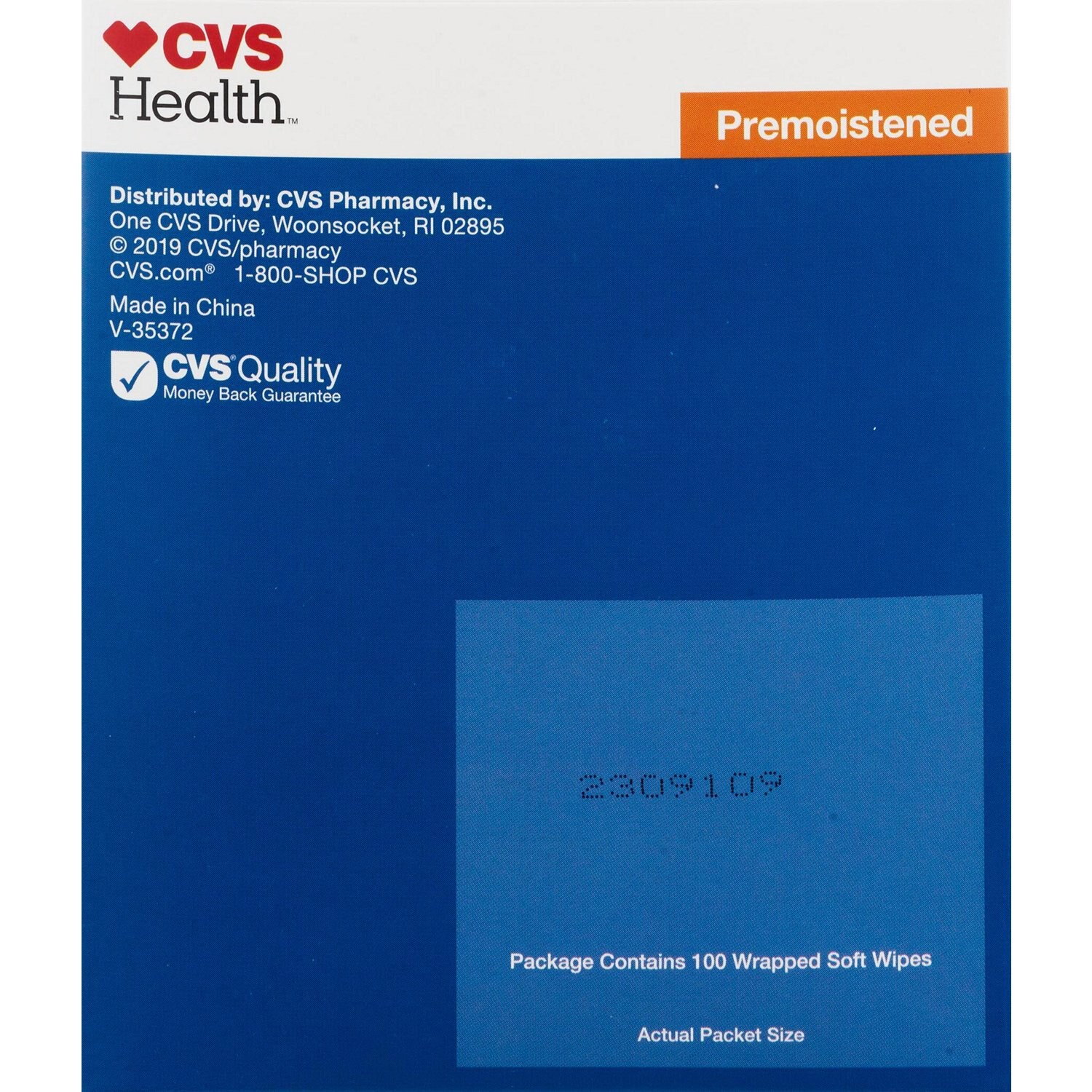 slide 3 of 4, CVS Health Microfiber Premoistened Lens Wipes, 100 Ct, 1 ct