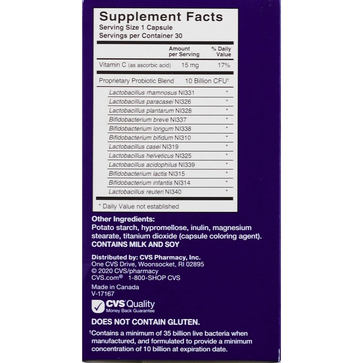 slide 6 of 7, CVS Health Ultimate Digestive Probiotic Tablets, 30 Ct, 1 ct