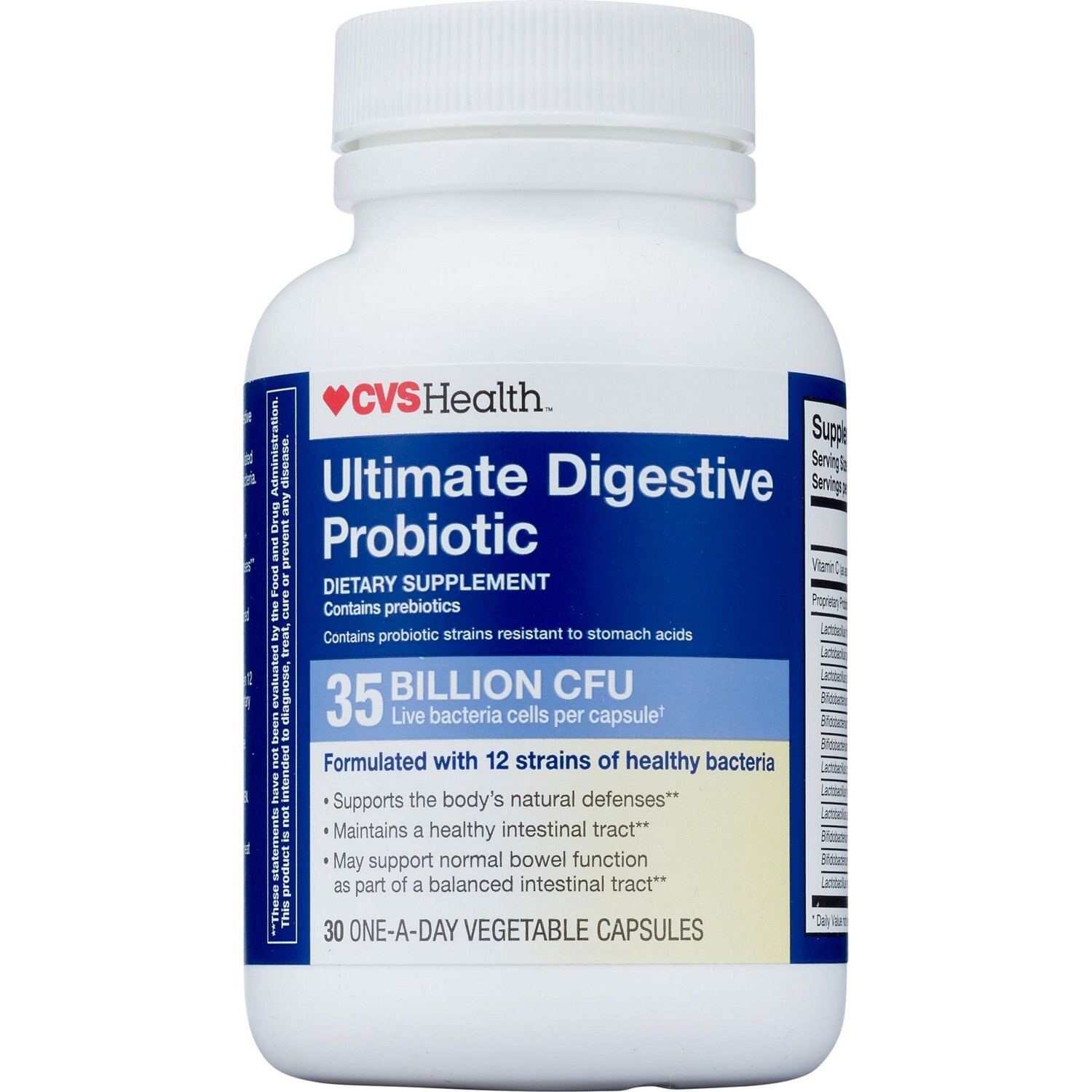 slide 5 of 7, CVS Health Ultimate Digestive Probiotic Tablets, 30 Ct, 1 ct