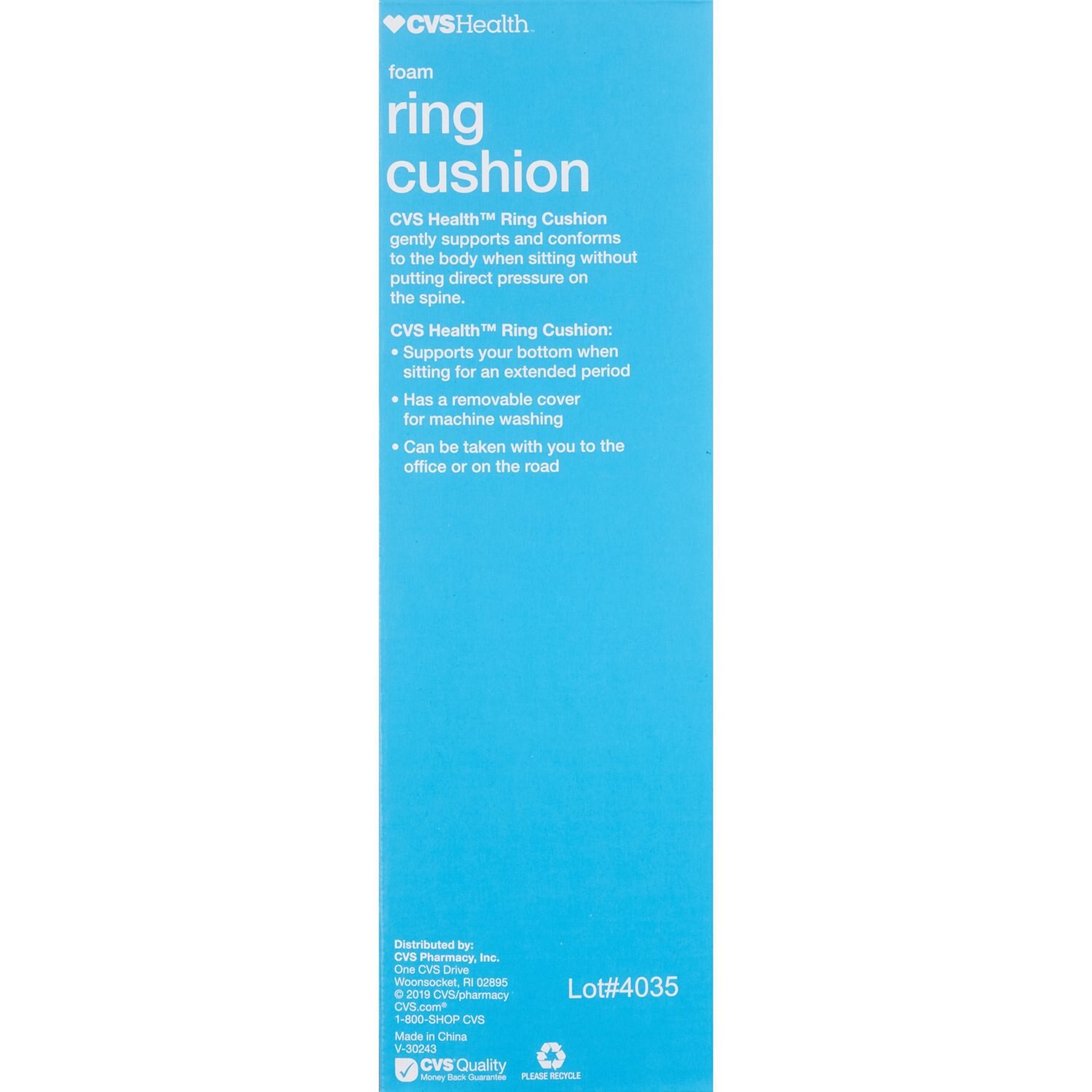 slide 3 of 3, CVS Health Foam Ring Cushion, 1 ct
