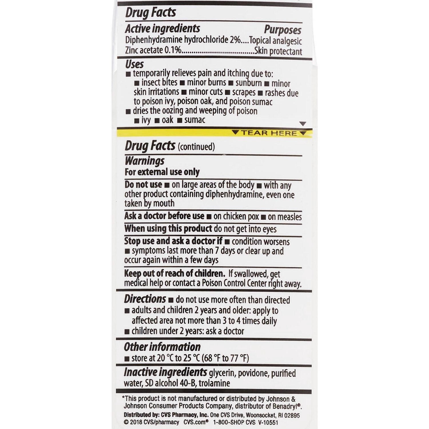 slide 3 of 3, CVS Health Itch Relief Spray Extra Strength, 2 Oz, 1 ct