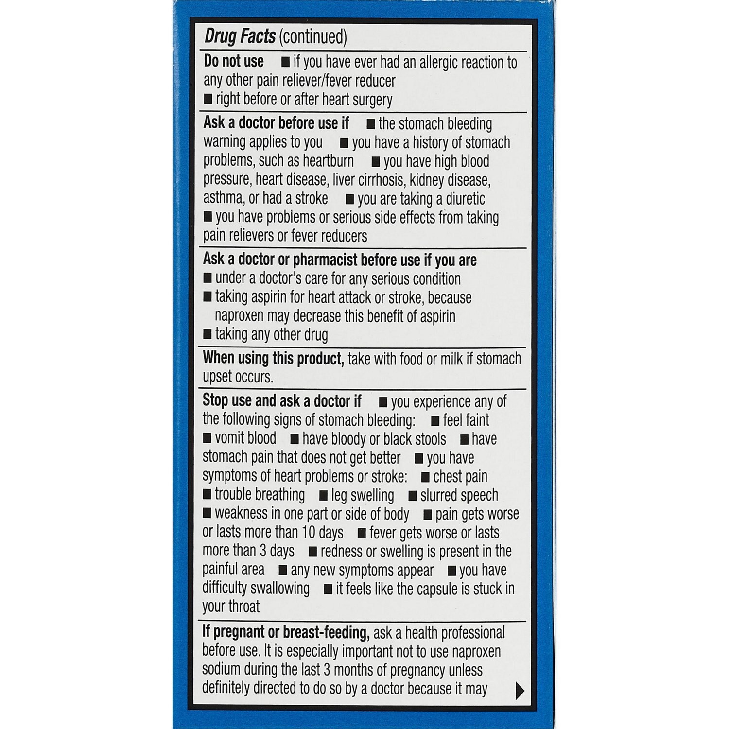 slide 6 of 6, CVS Health Naproxen Sodium 220 Mg Liquidid-Filled Capsules, 20 Ct, 1 ct