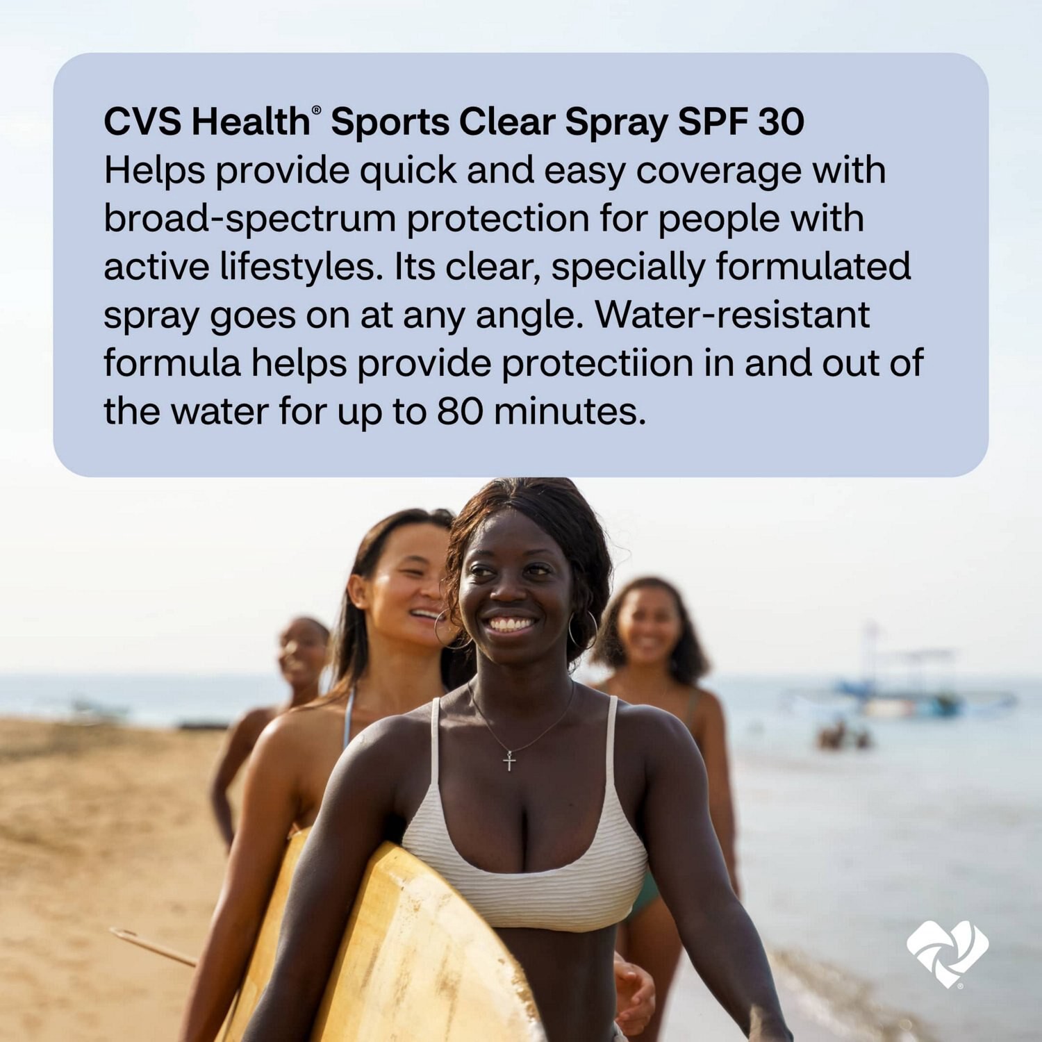 slide 10 of 10, CVS Health Cvs Pharmacy Sport Sunblock Continuous Spray Spf 30, 10 Oz, 1 ct