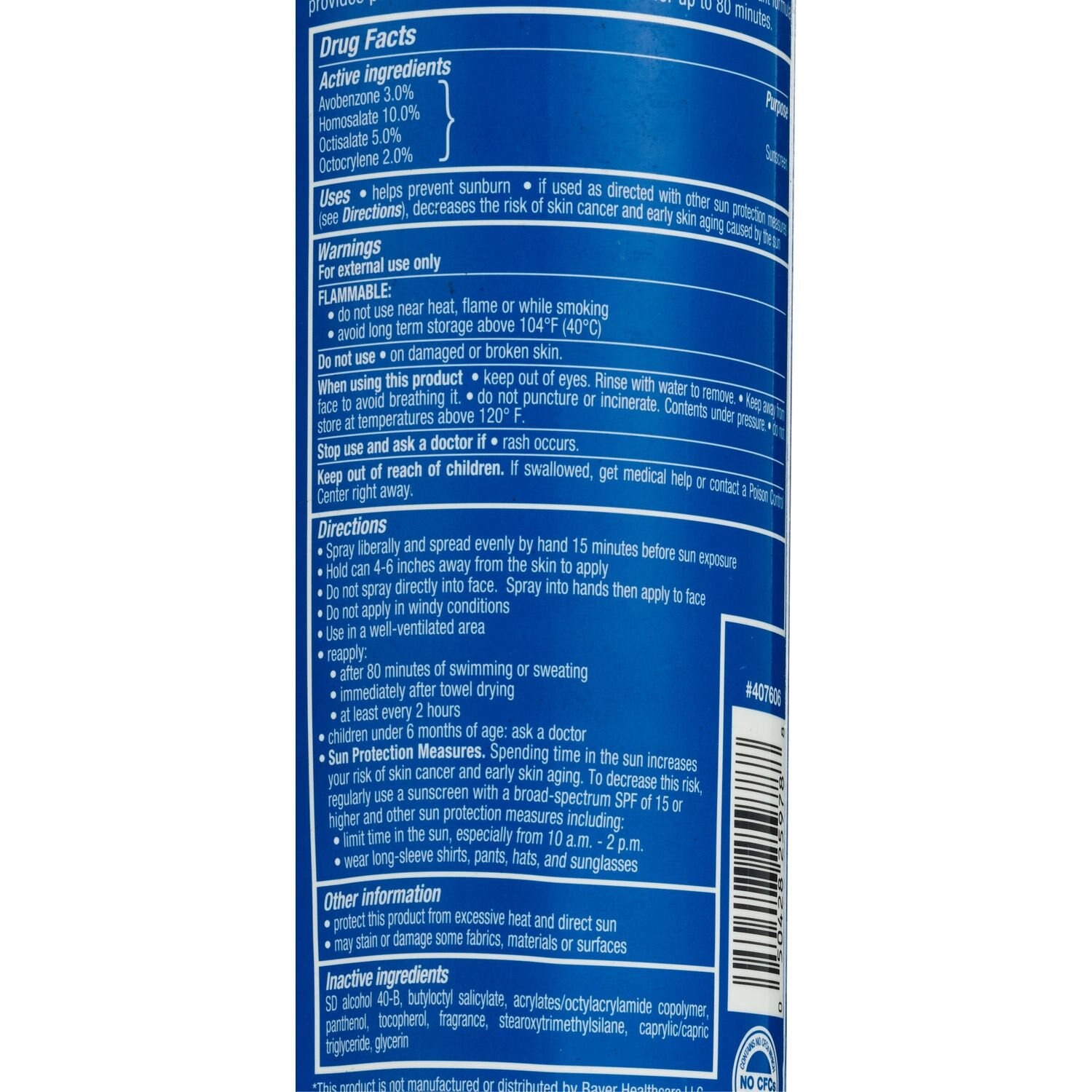 slide 8 of 10, CVS Health Cvs Pharmacy Sport Sunblock Continuous Spray Spf 30, 10 Oz, 1 ct
