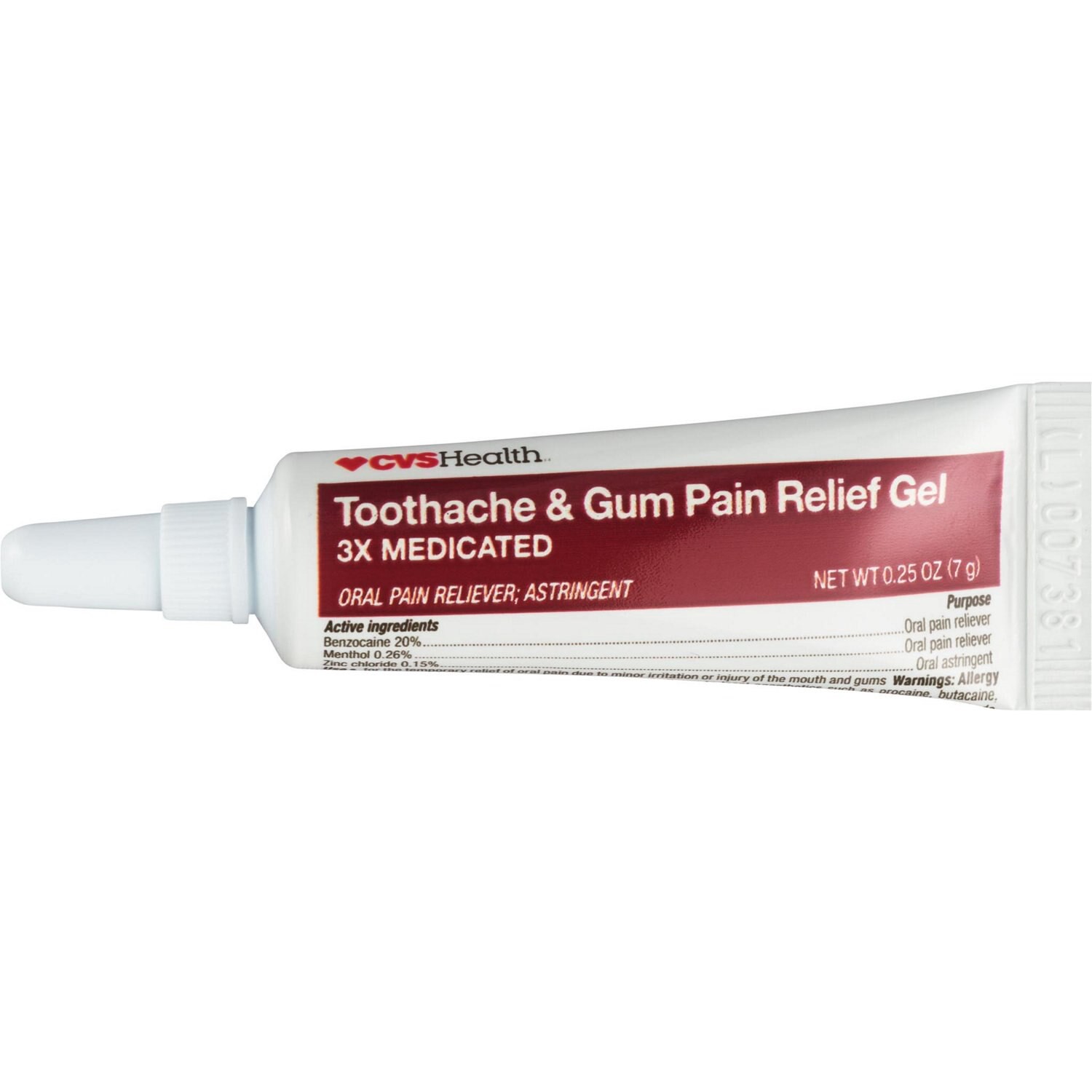 slide 2 of 2, CVS Health Toothache Relief Oral Anesthetic Gel, Maximum Strength, 0.25 Oz, 1 ct