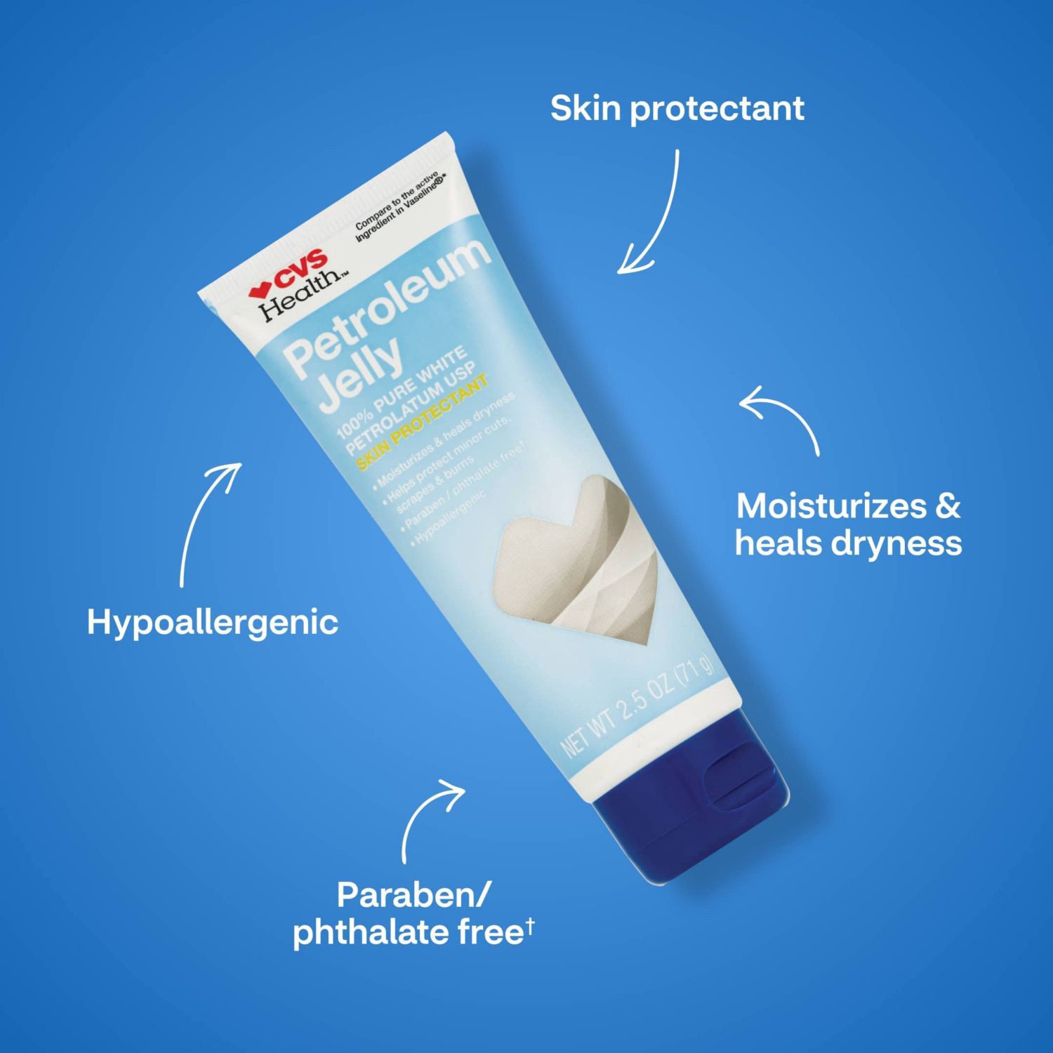 slide 5 of 7, Cvs Health Petroleum Jelly, 2.5 Oz, 1 ct