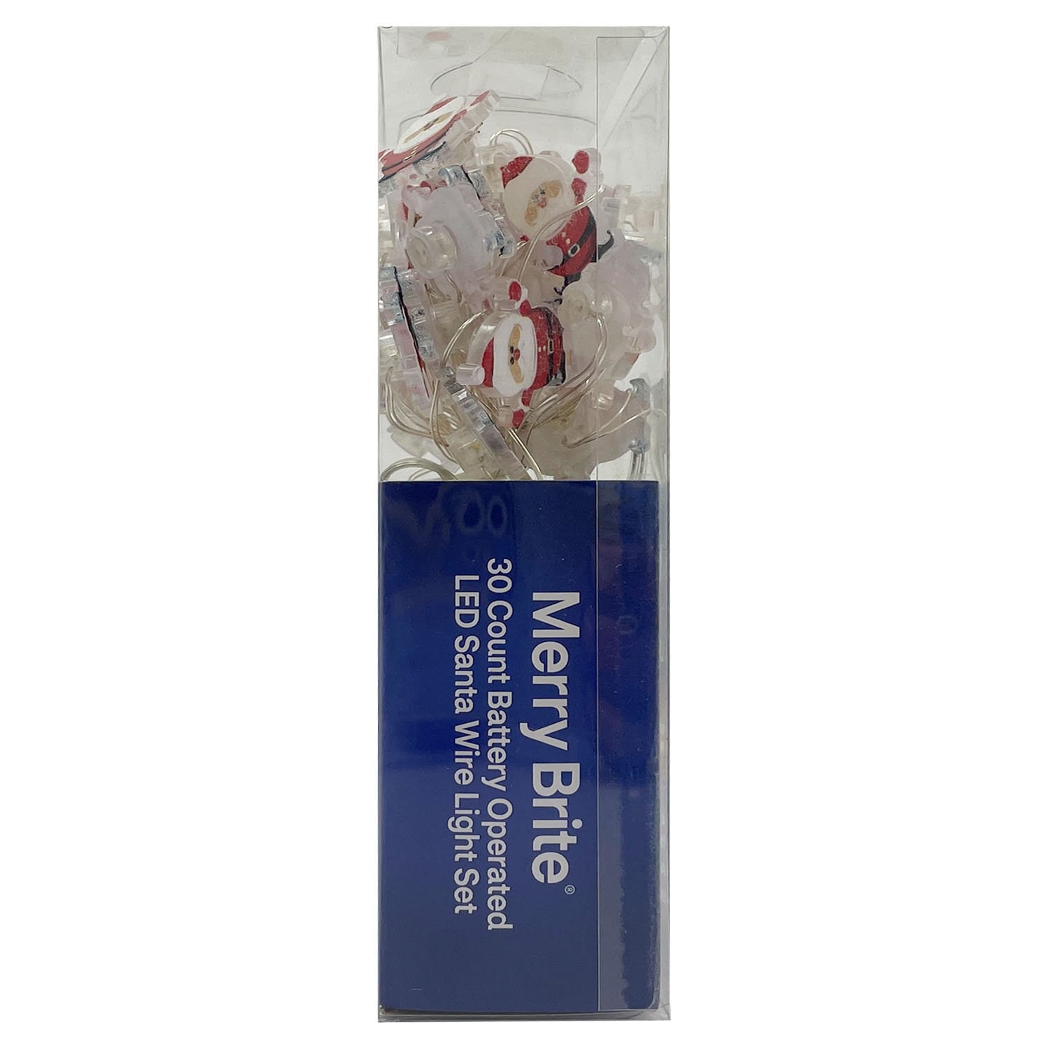 slide 2 of 4, NON BRAND Bo 30 Led Ls W/ Timer,5Asst-Santa, 1 ct