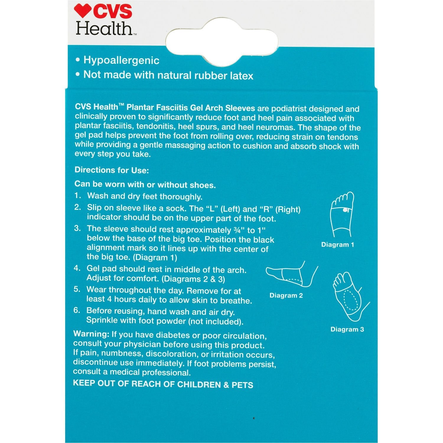 slide 2 of 4, CVS Health Plantar Fasciitis Gel Arch Sleeve, 1 Ct, 1 ct