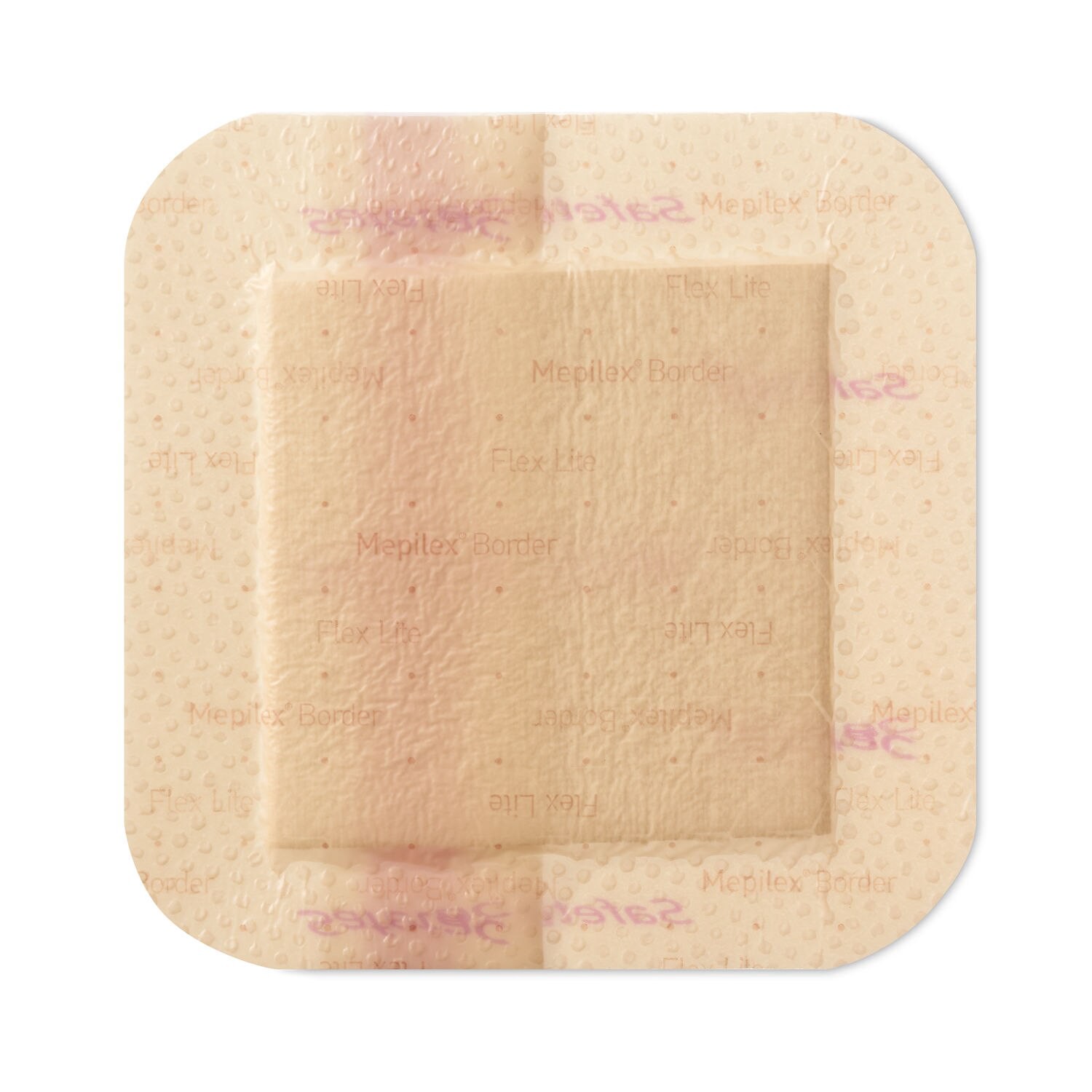 slide 3 of 6, CVS Health Mepilex Border Lite Foam Adhesive Sterile Dressings, 4 In X 4 In, 3 Ct, 3 ct