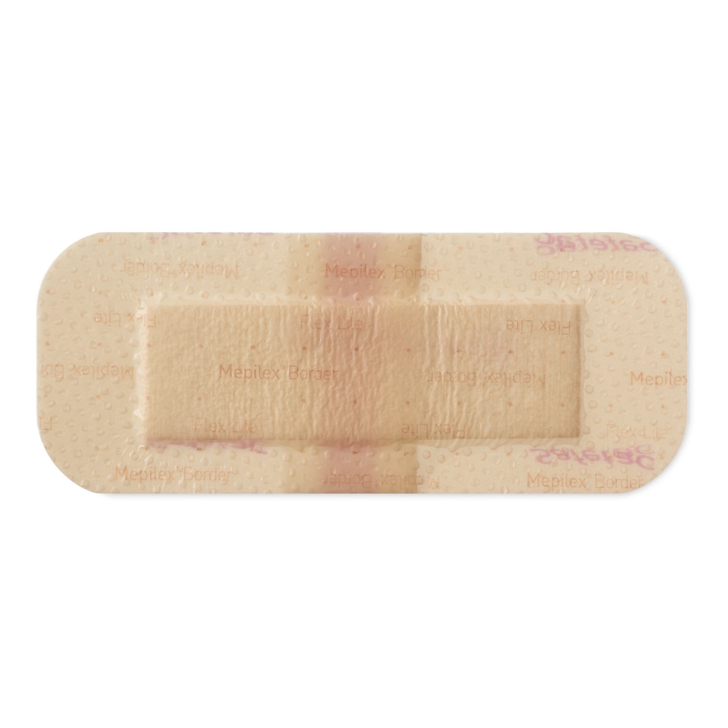 slide 5 of 7, Cvs Health Mepilex Border Lite Foam Adhesive Sterile Dressings, 2 In X 5 In, 3 Ct, 3 ct