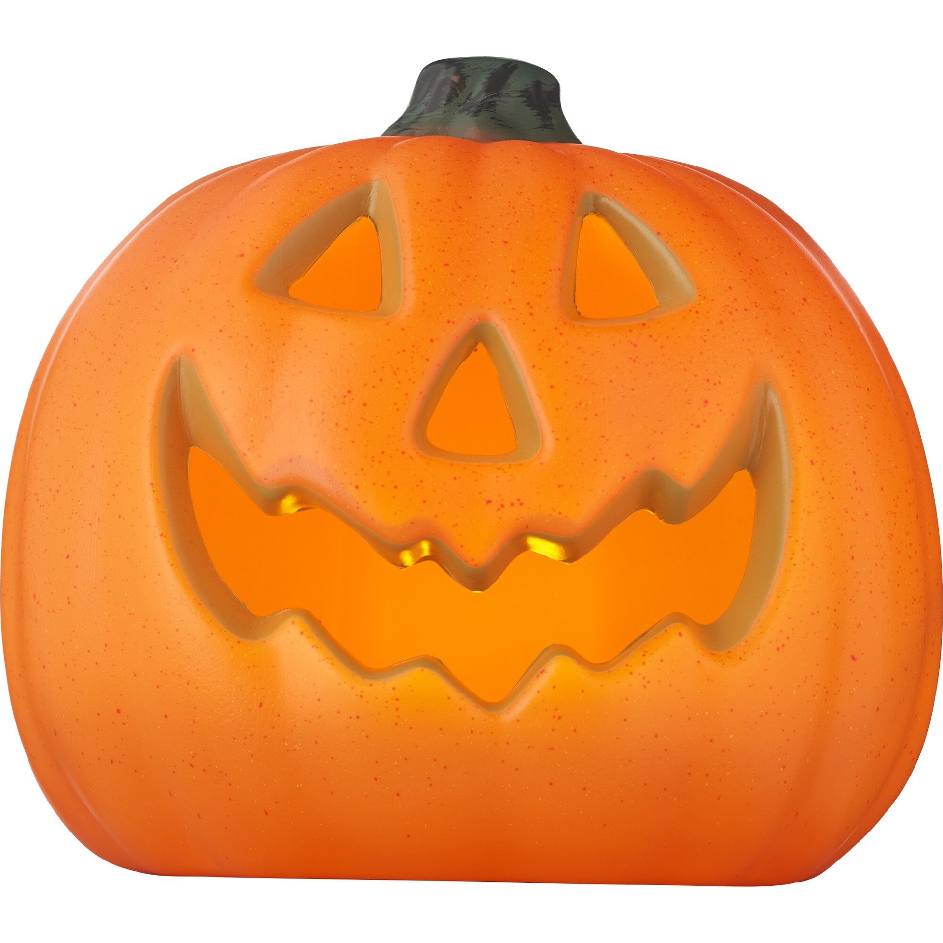 slide 1 of 1, SPOOKY VILLAGE 7.5" Hal L/U Jack-O-Lantern, 1 ct