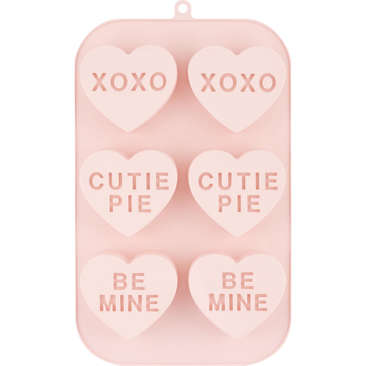 slide 3 of 12, RED AND PINK Heart Silicone Mold Valentines, 1 ct