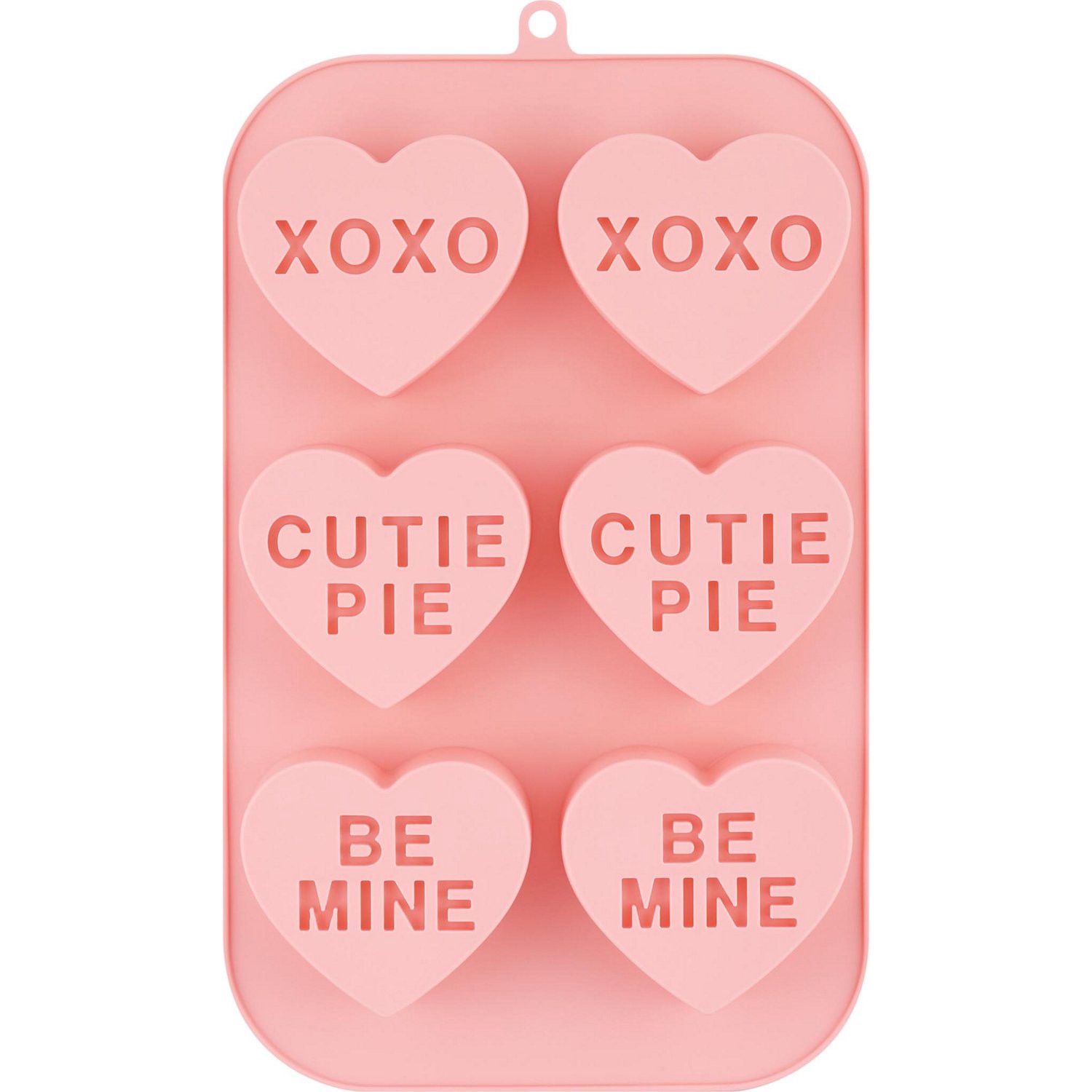 slide 8 of 12, RED AND PINK Heart Silicone Mold Valentines, 1 ct