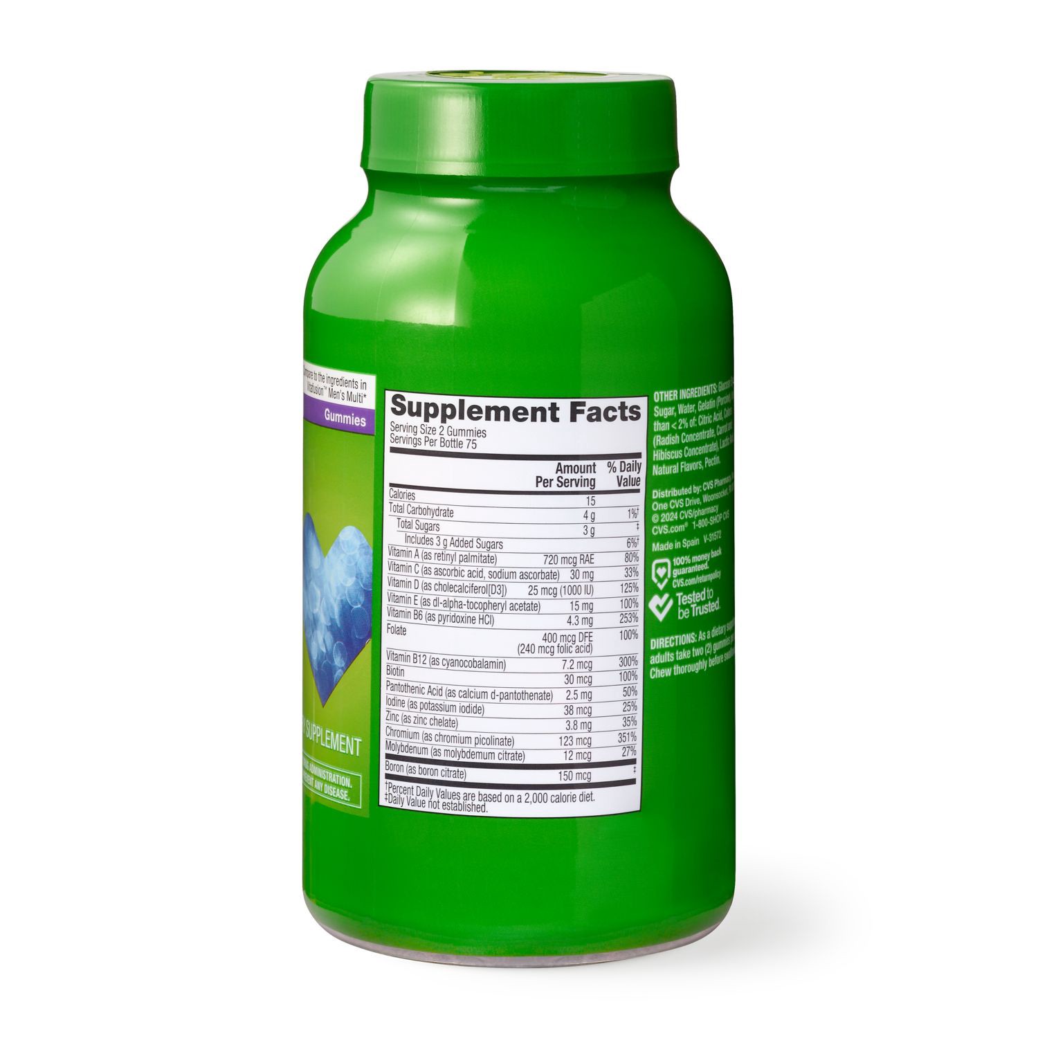 slide 3 of 5, CVS Health Men's Multivitamin Gummy, 150 Ct, 150 ct