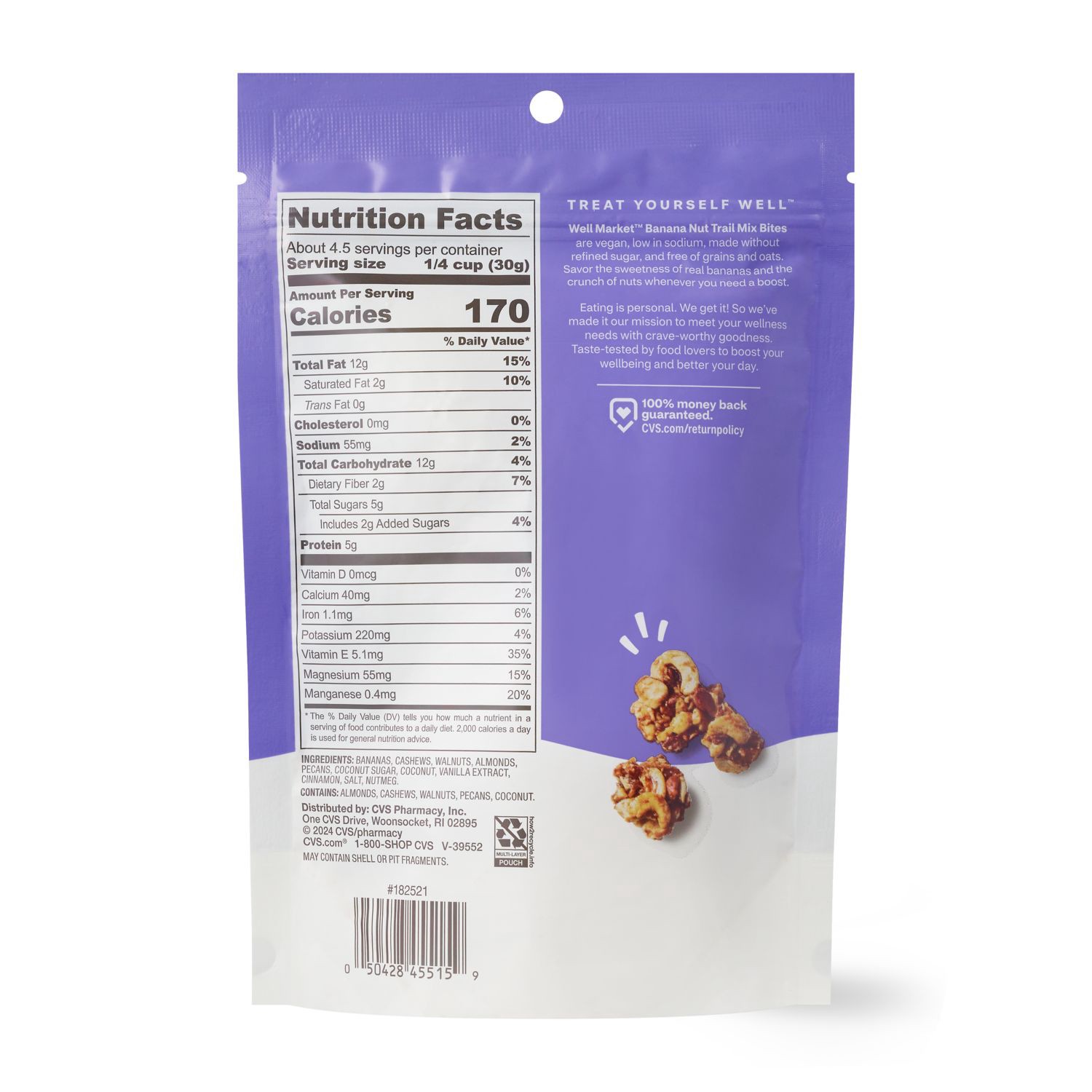slide 2 of 3, Earth Ranch Banana Nut Clusters, 5 Oz, 5 oz