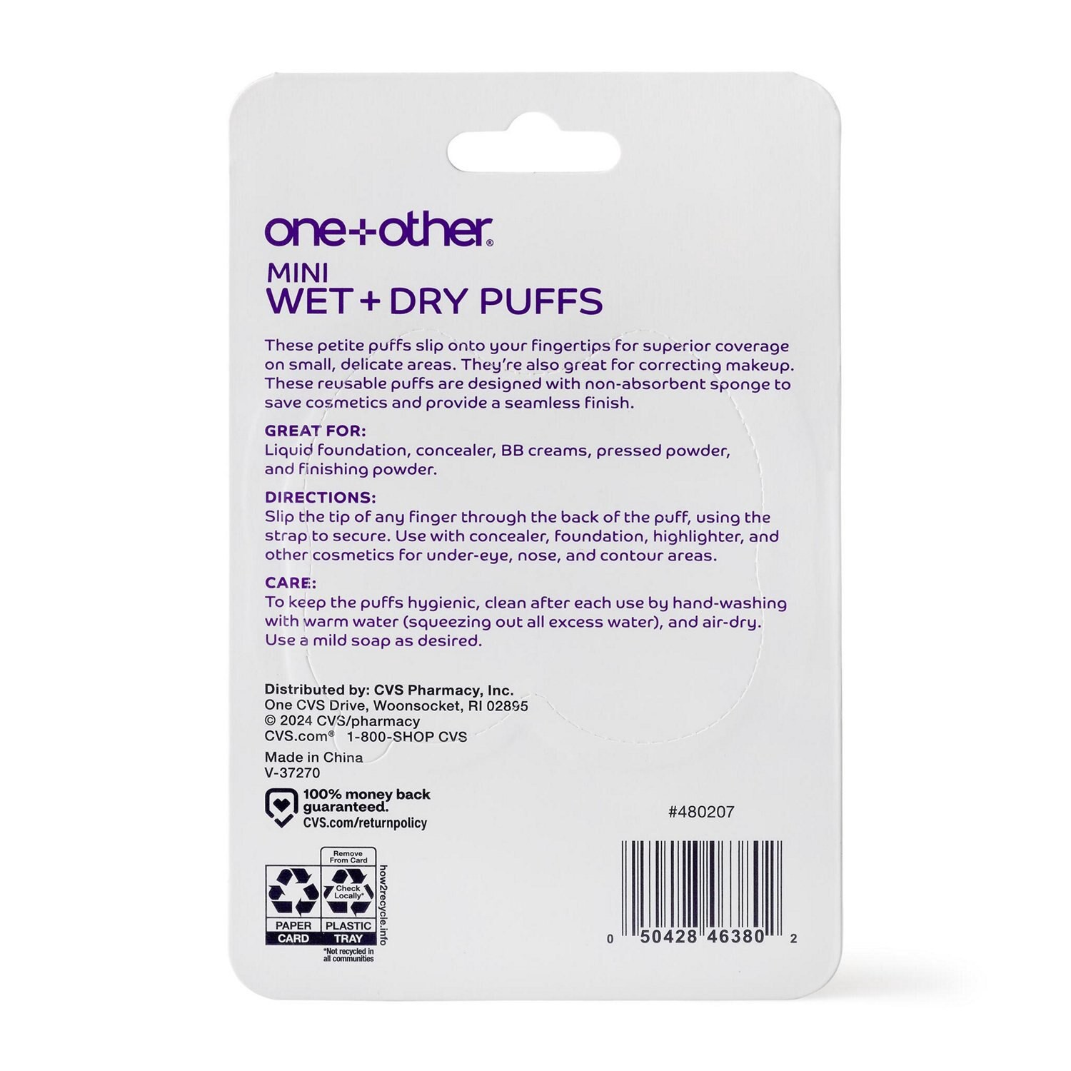 slide 2 of 4, One+Other Mini Puff Sponges, 4 Ct, 4 ct