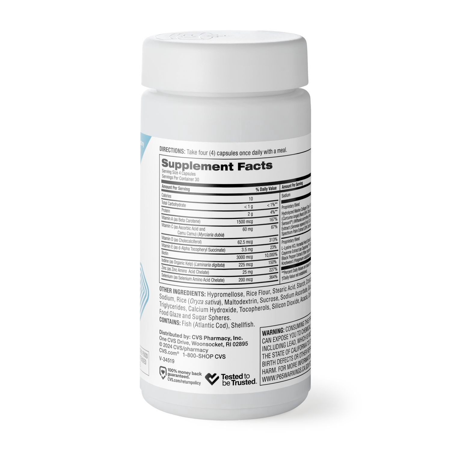 slide 4 of 4, Cvs Health Hair Growth Supplement For Men, 120 Ct, 120 ct