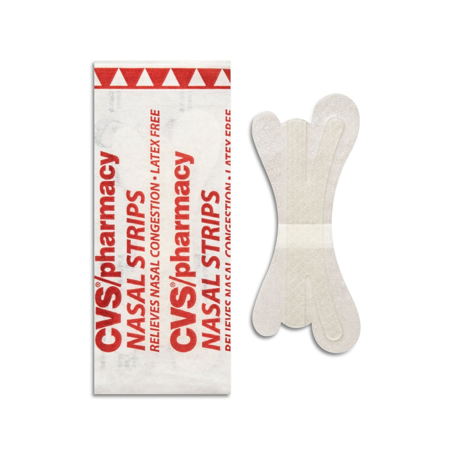 slide 2 of 5, CVS Health Allergy Nasal Strips, Clear, 10 Ct, 1 ct