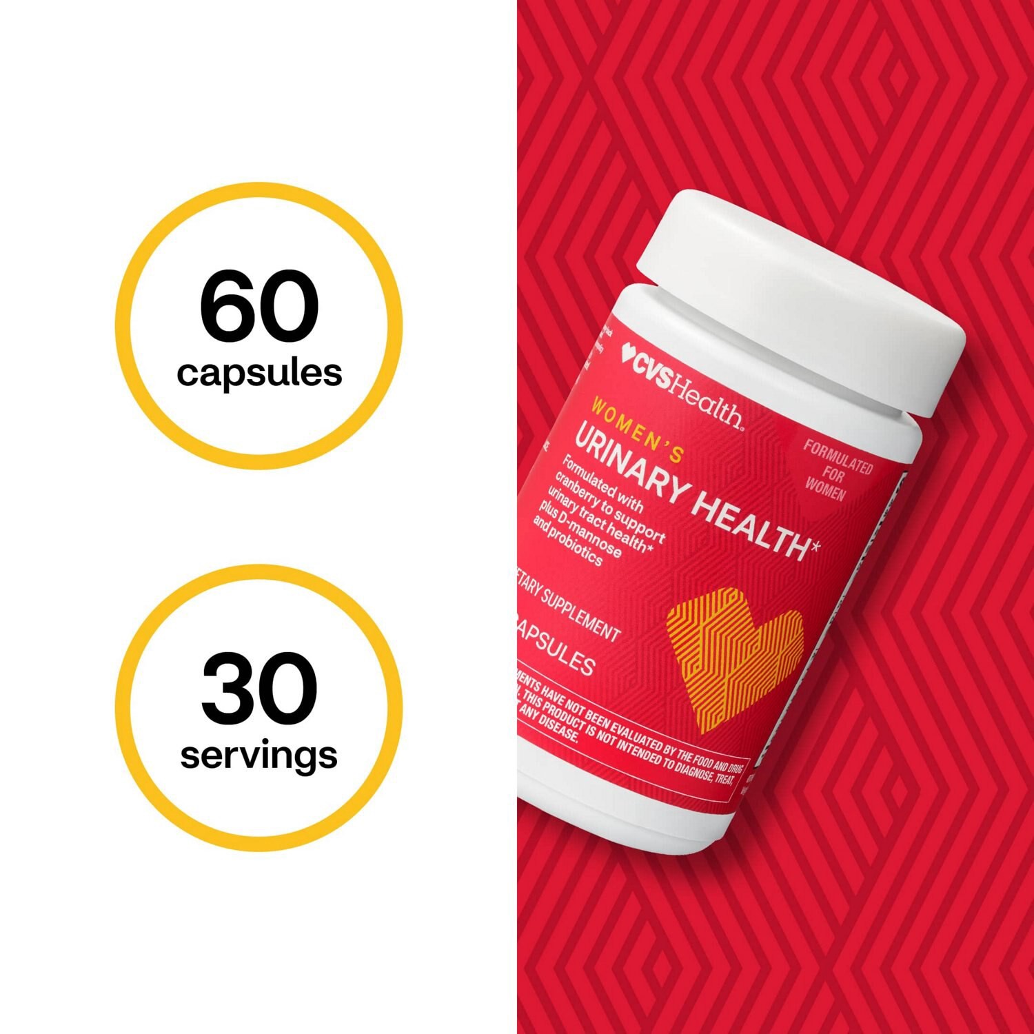 slide 4 of 9, Cvs Health Women's Urinary Health* Capsules, 60 Ct, 1 ct