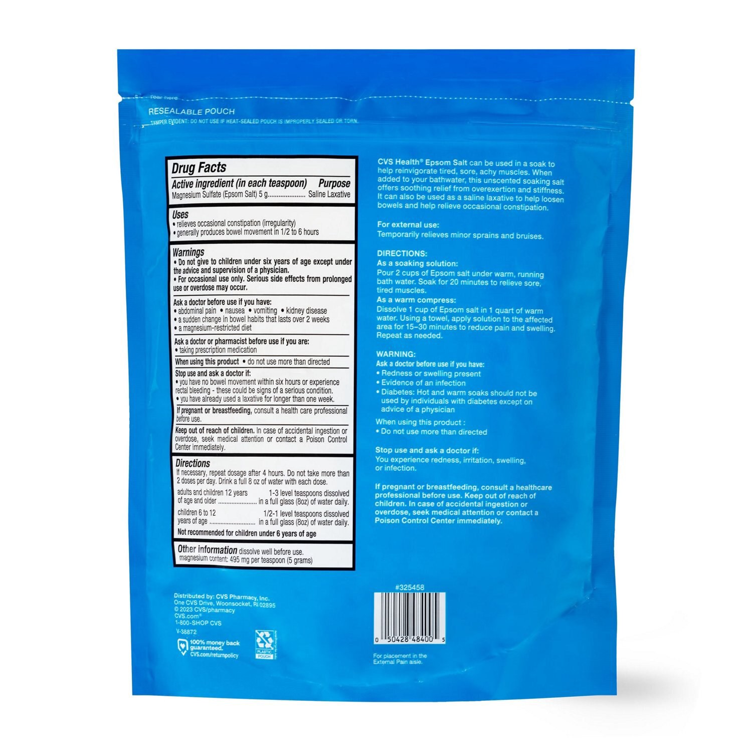 slide 2 of 3, Cvs Health Epsom Salt, 1 ct