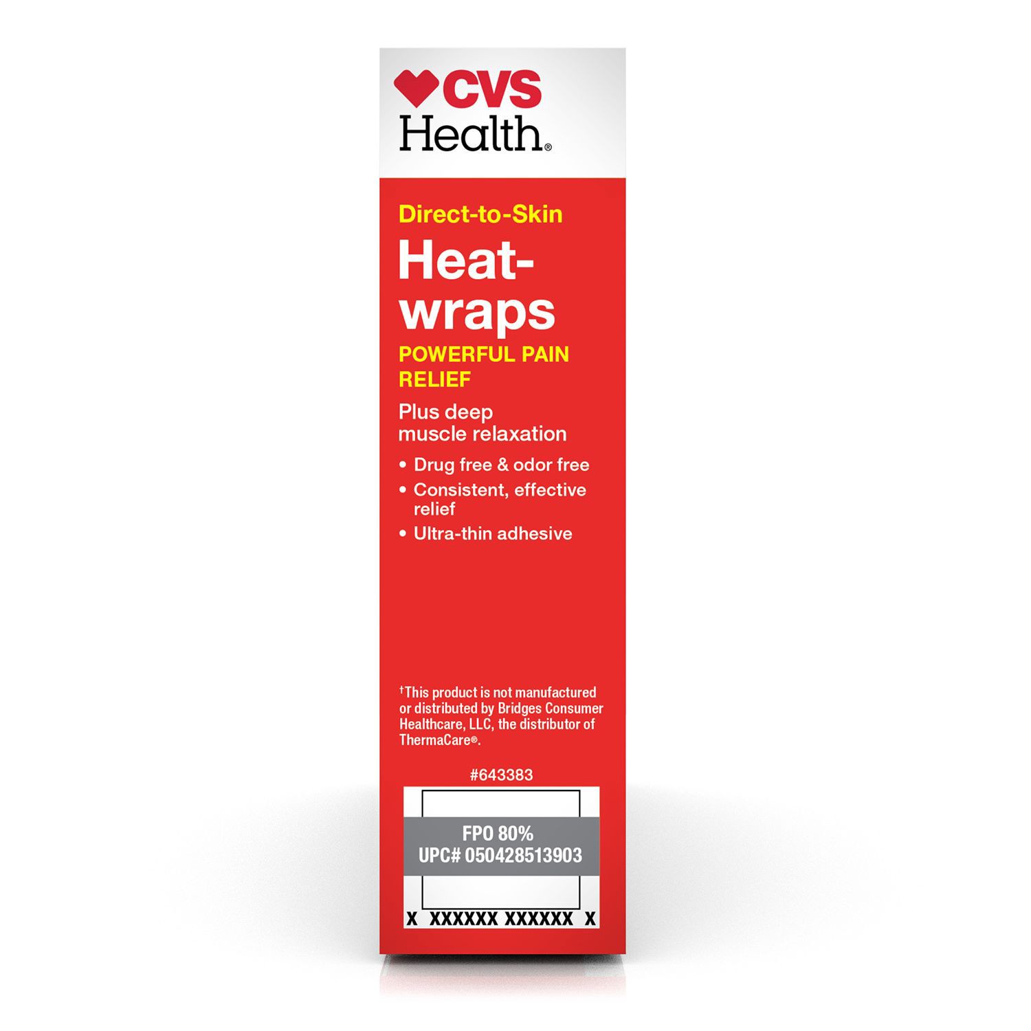 slide 4 of 4, CVS Health Neck, Shoulder & Neck Heatwraps 4Pk, 4 ct