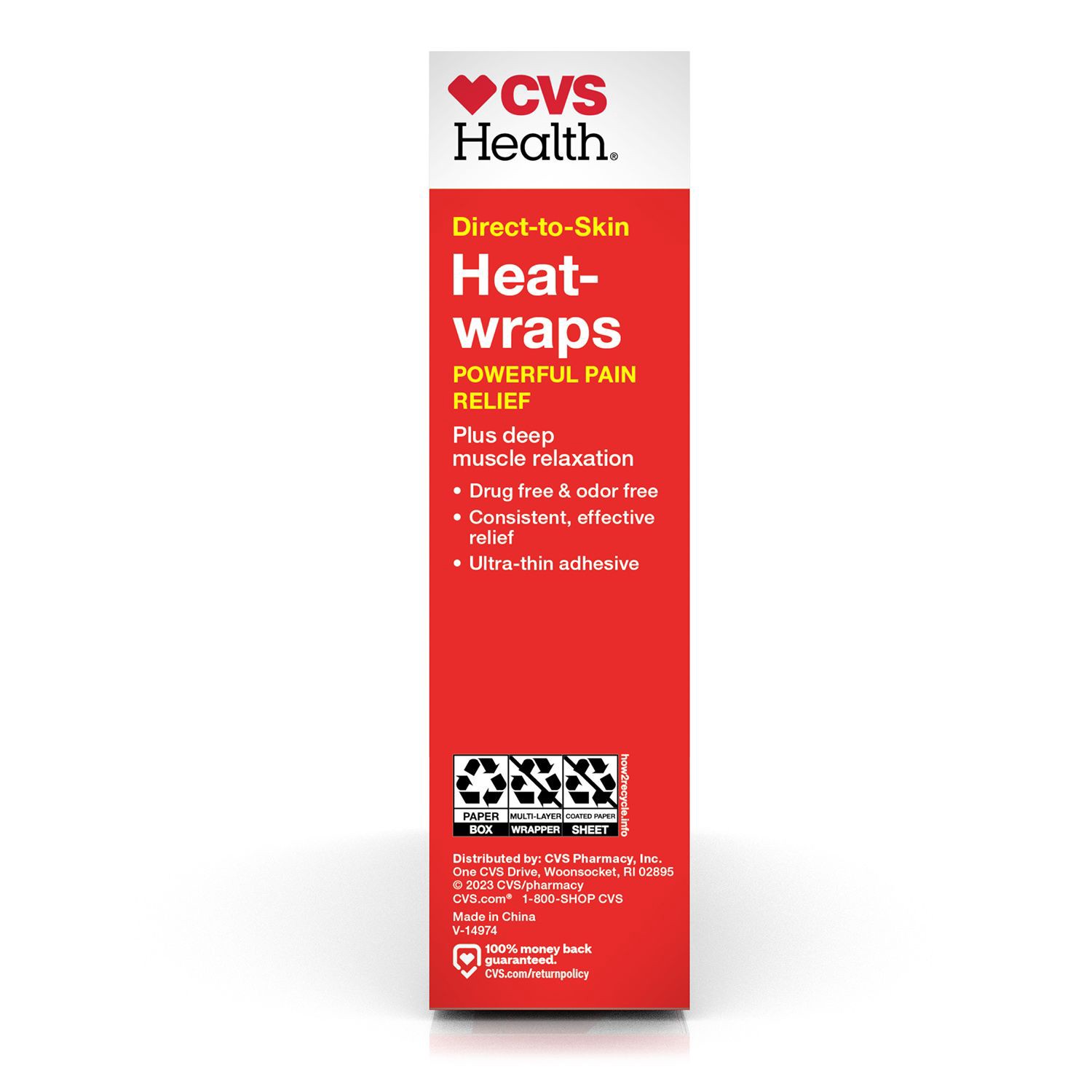 slide 3 of 4, CVS Health Neck, Shoulder & Neck Heatwraps 4Pk, 4 ct