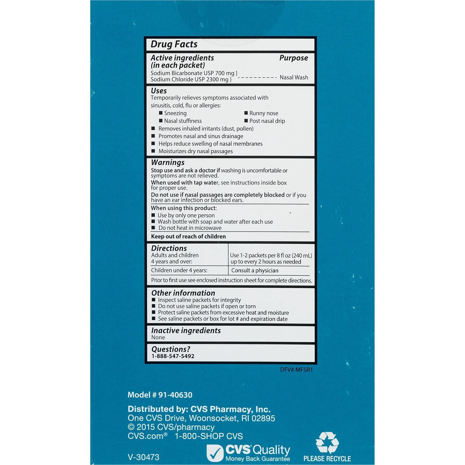 slide 6 of 6, Cvs Health Instant Relief Micro-Filtered Sinus Wash System, 1 ct