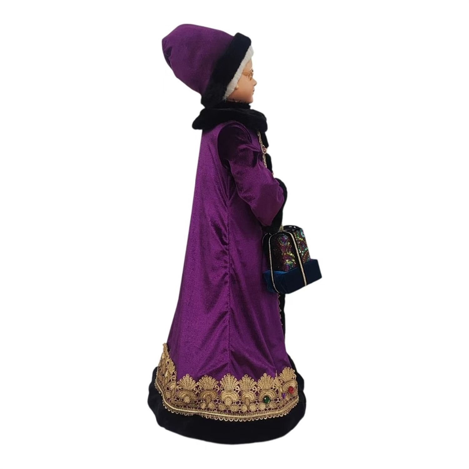 slide 4 of 6, NON BRAND 33"Mrs Santa W/Ornament, 1 ct