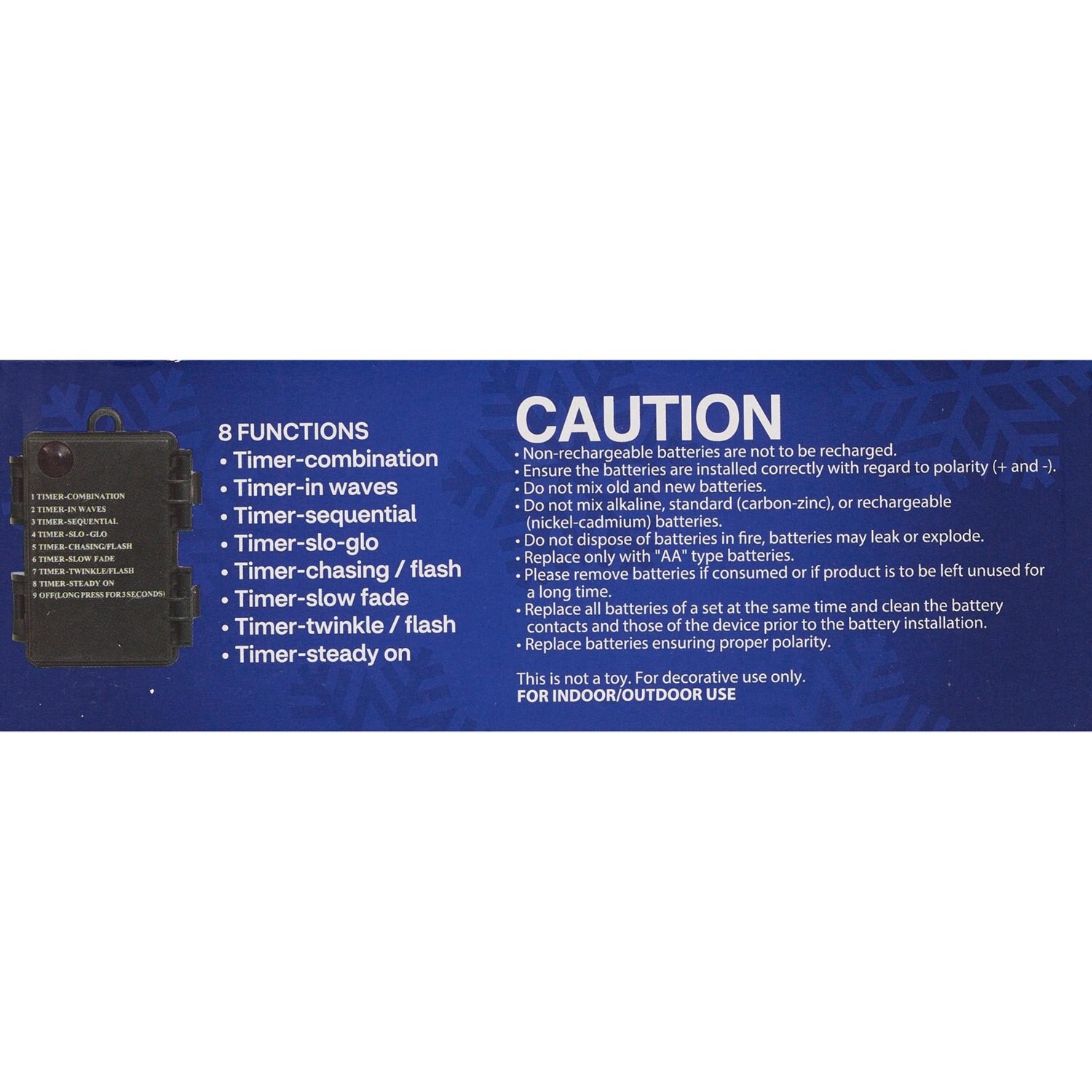 slide 4 of 4, MERRY BRITE 50 Led B/O 8 Func. 2Asst, 1 ct