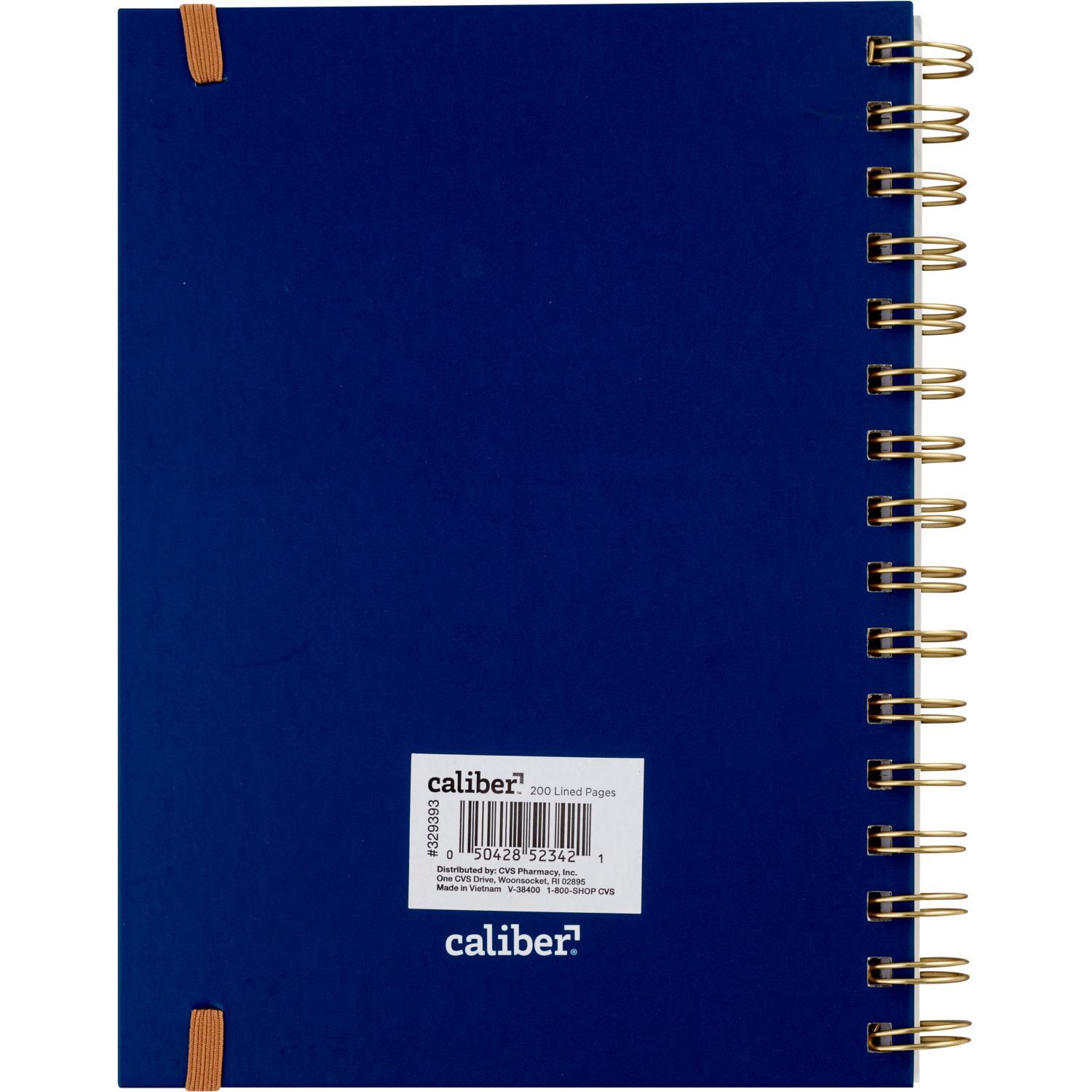 slide 3 of 4, Caliber Fashion Wire Notebook With Bungee Cord, Assorted, 1 ct