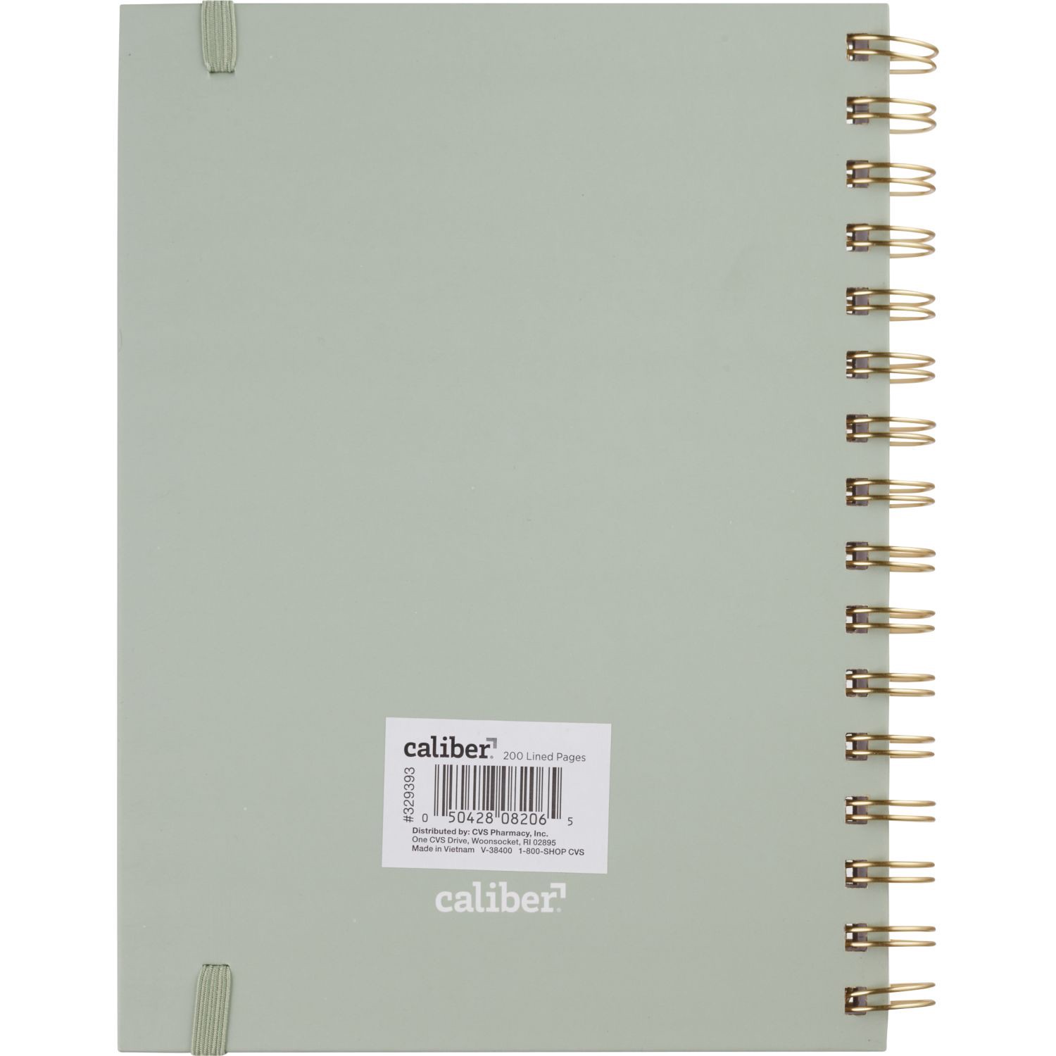 slide 4 of 4, Caliber Fashion Wire Notebook With Bungee Cord, Assorted, 1 ct