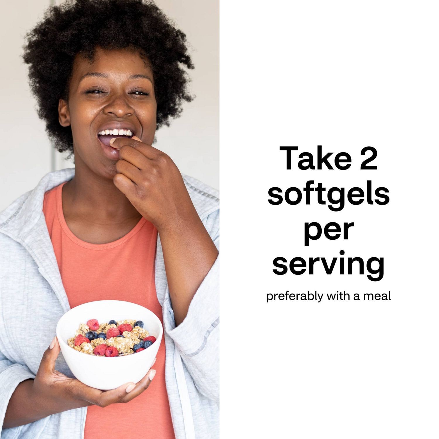 slide 6 of 8, Cvs Health Half-The-Size 100% Wild Alaskan Fish Oil Twin Pack, 1000Mg, 720 Ct, 1 ct