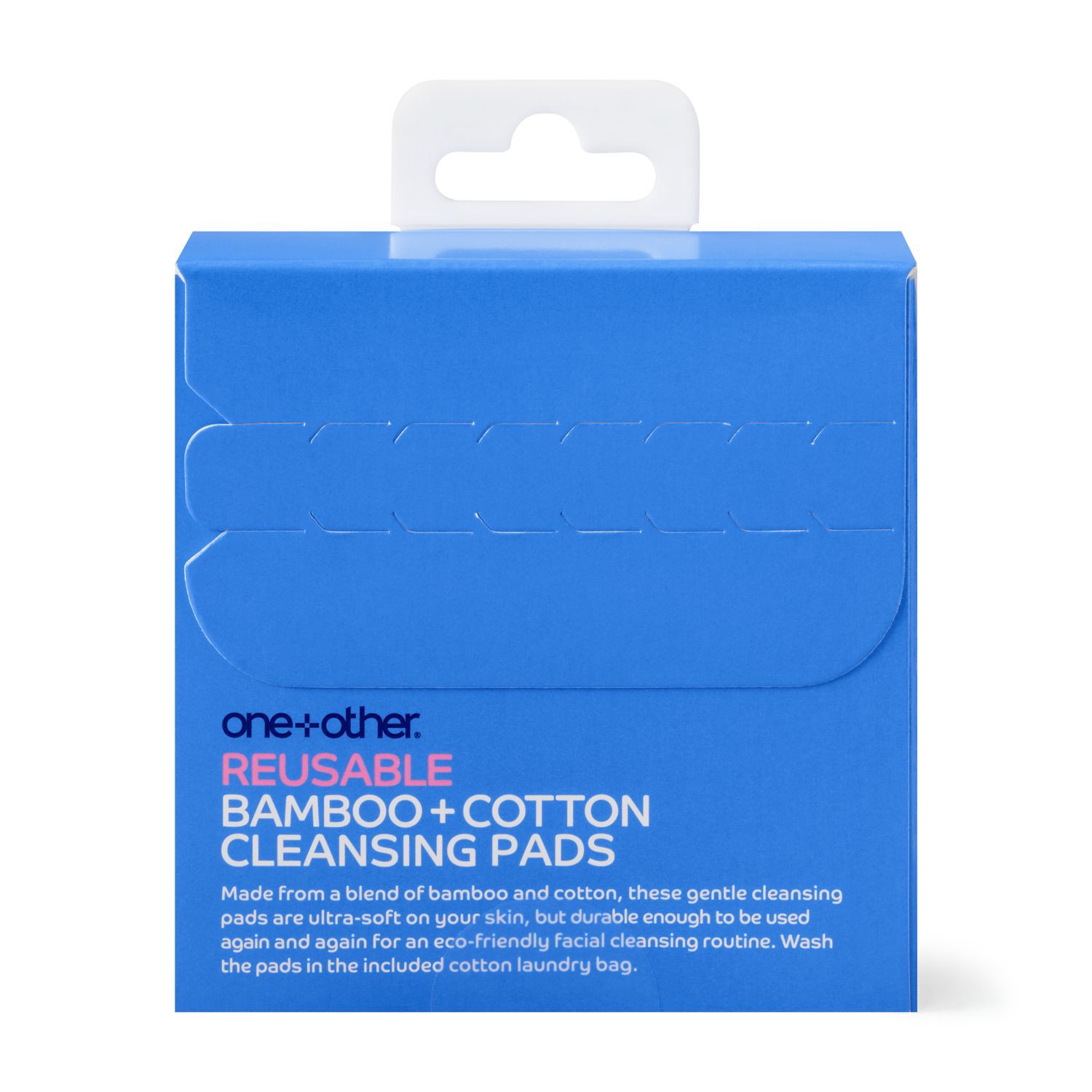 slide 5 of 6, ONE+OTHER Oo Bamb Cotn Pds Wsh Bag Reusable, 6 ct