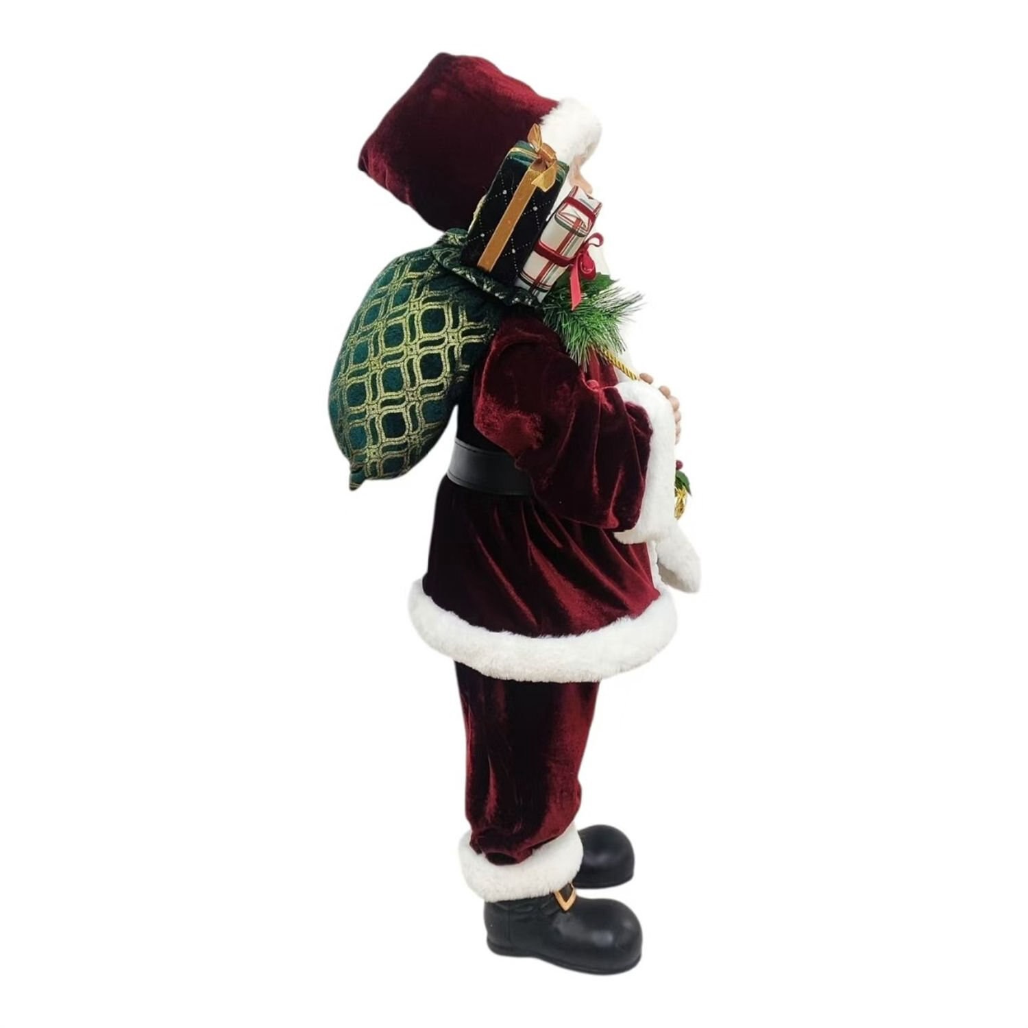 slide 3 of 6, NON BRAND 34''Santa W/Led Tree, 1 ct