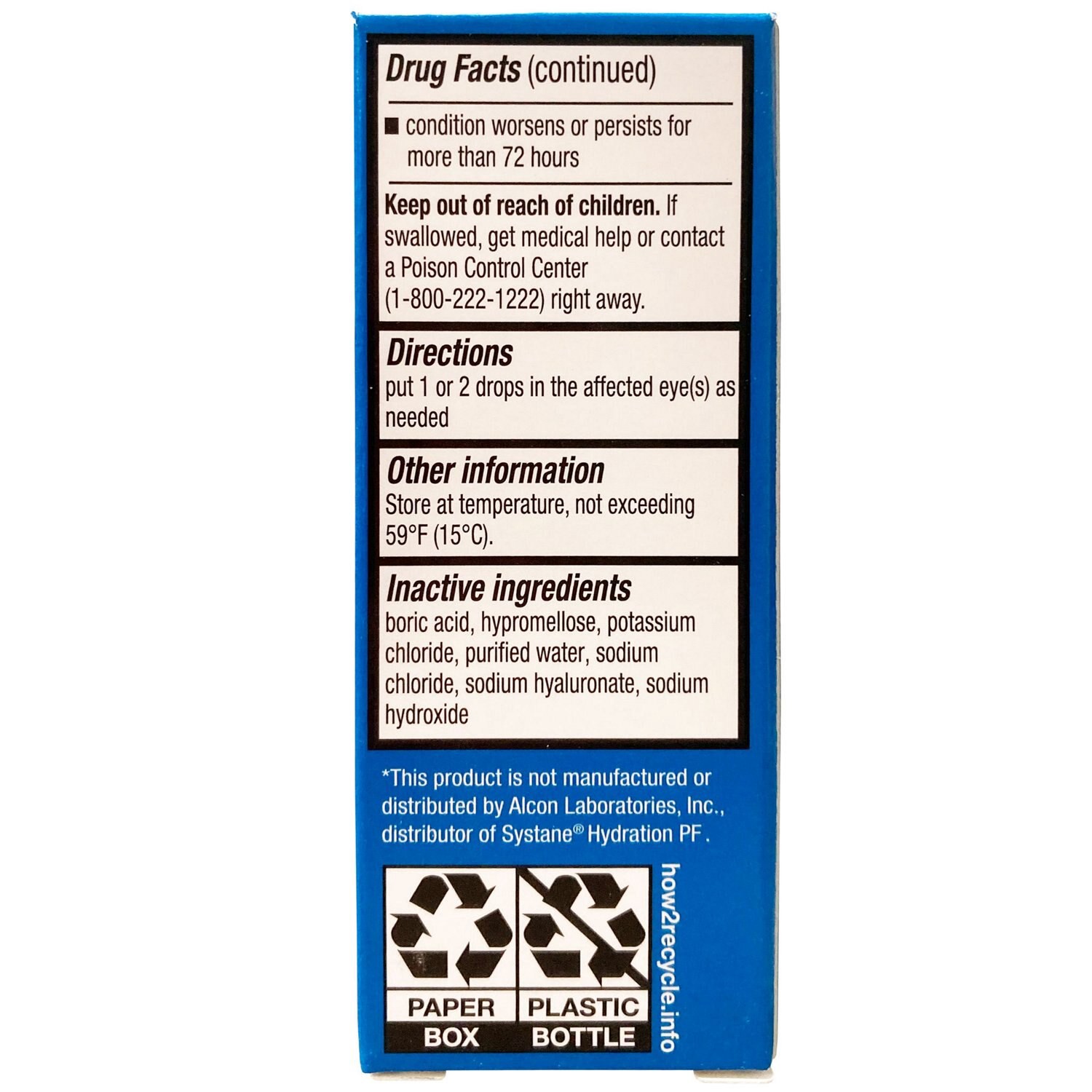 slide 3 of 4, CVS Health Hydration Eye Drops, 0.33 Fl Oz, 1 ct