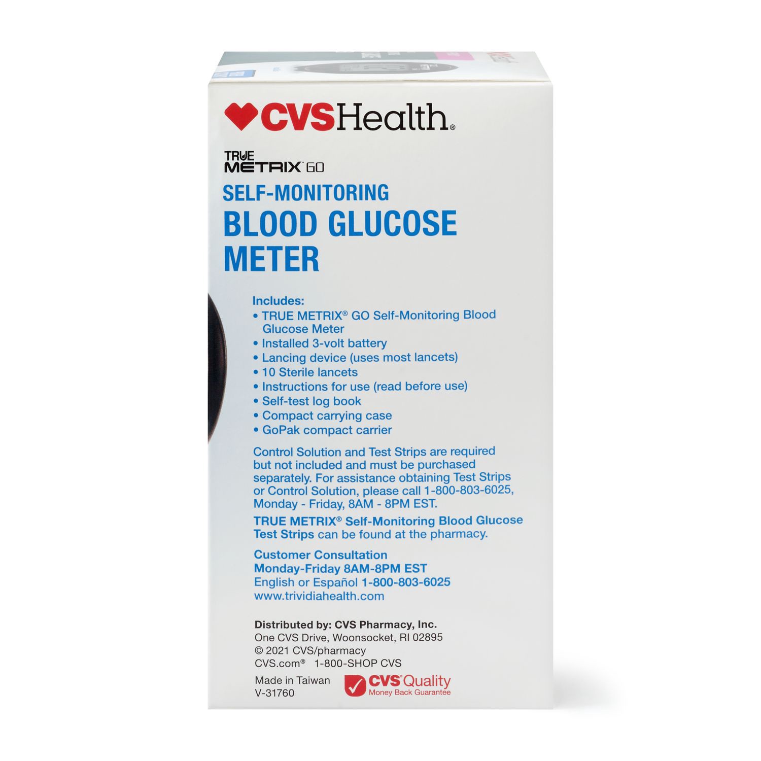 slide 6 of 10, CVS Health True Metrix Go Meter Kit, 1 ct