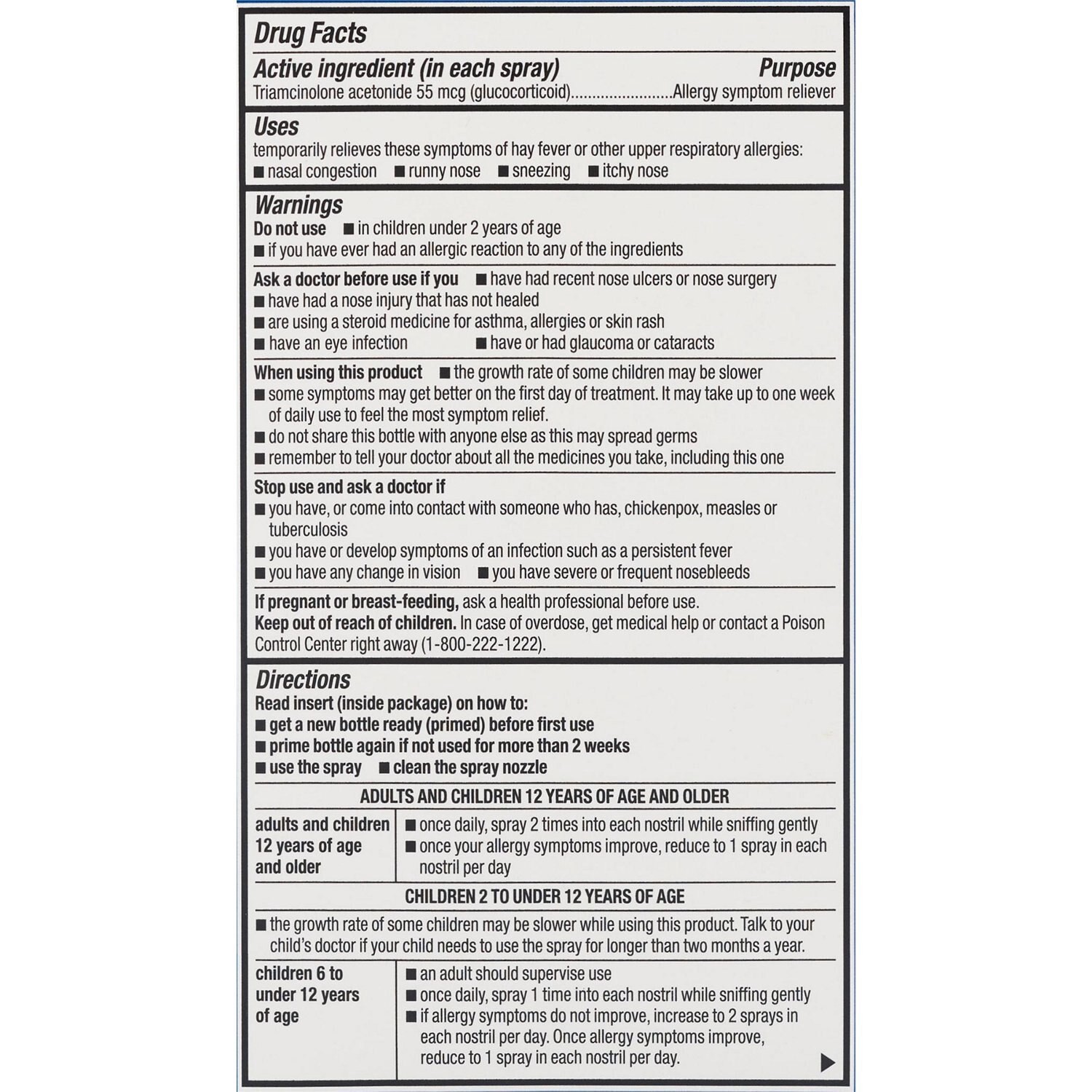 slide 2 of 6, Cvs Health 24Hr Multi-Symptom Nasal Allergy Spray, 60 Sprays, 1 ct