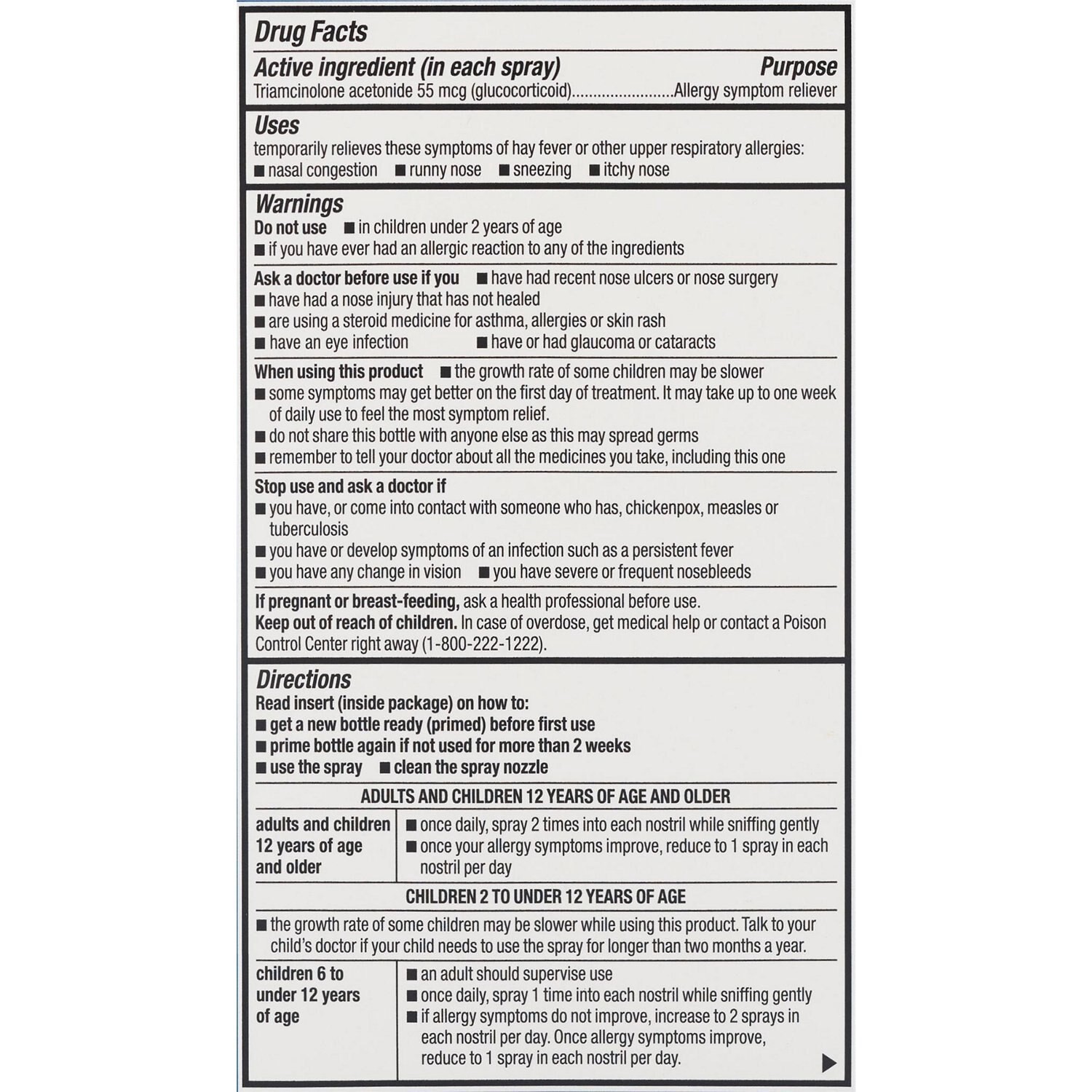 slide 3 of 6, Cvs Health 24Hr Multi-Symptom Nasal Allergy Spray, 60 Sprays, 1 ct
