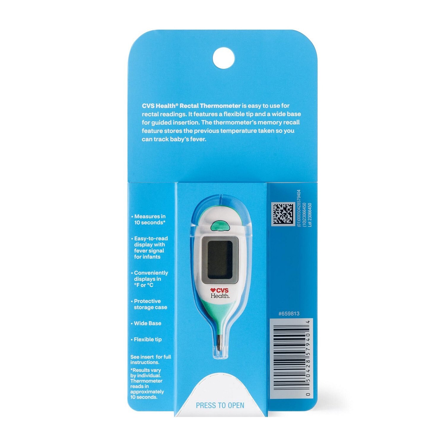 slide 3 of 3, CVS Health Digital Rectal Thermometer, 1 ct