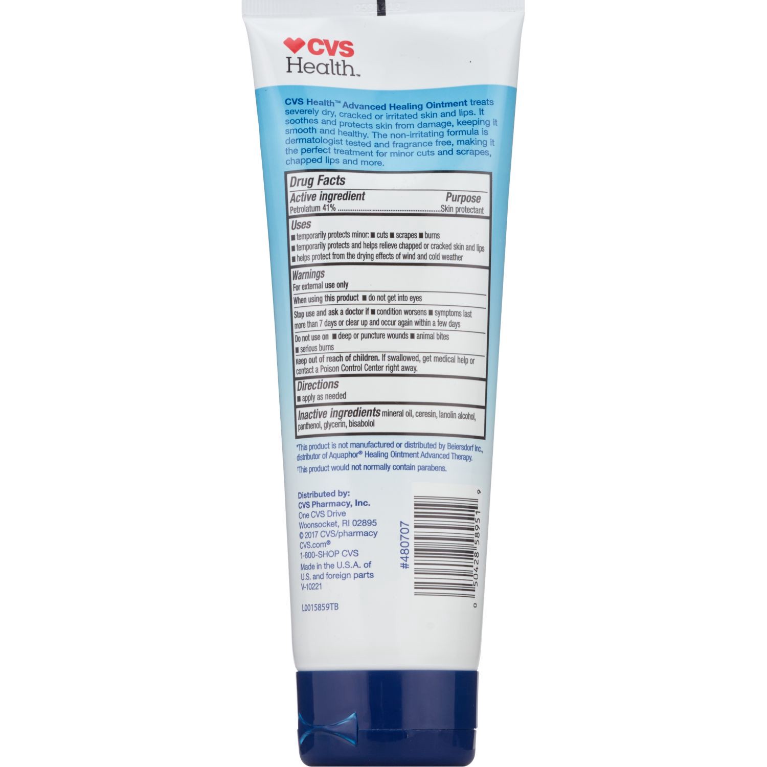 slide 2 of 3, CVS Health Advanced Healing Ointment, 1 ct